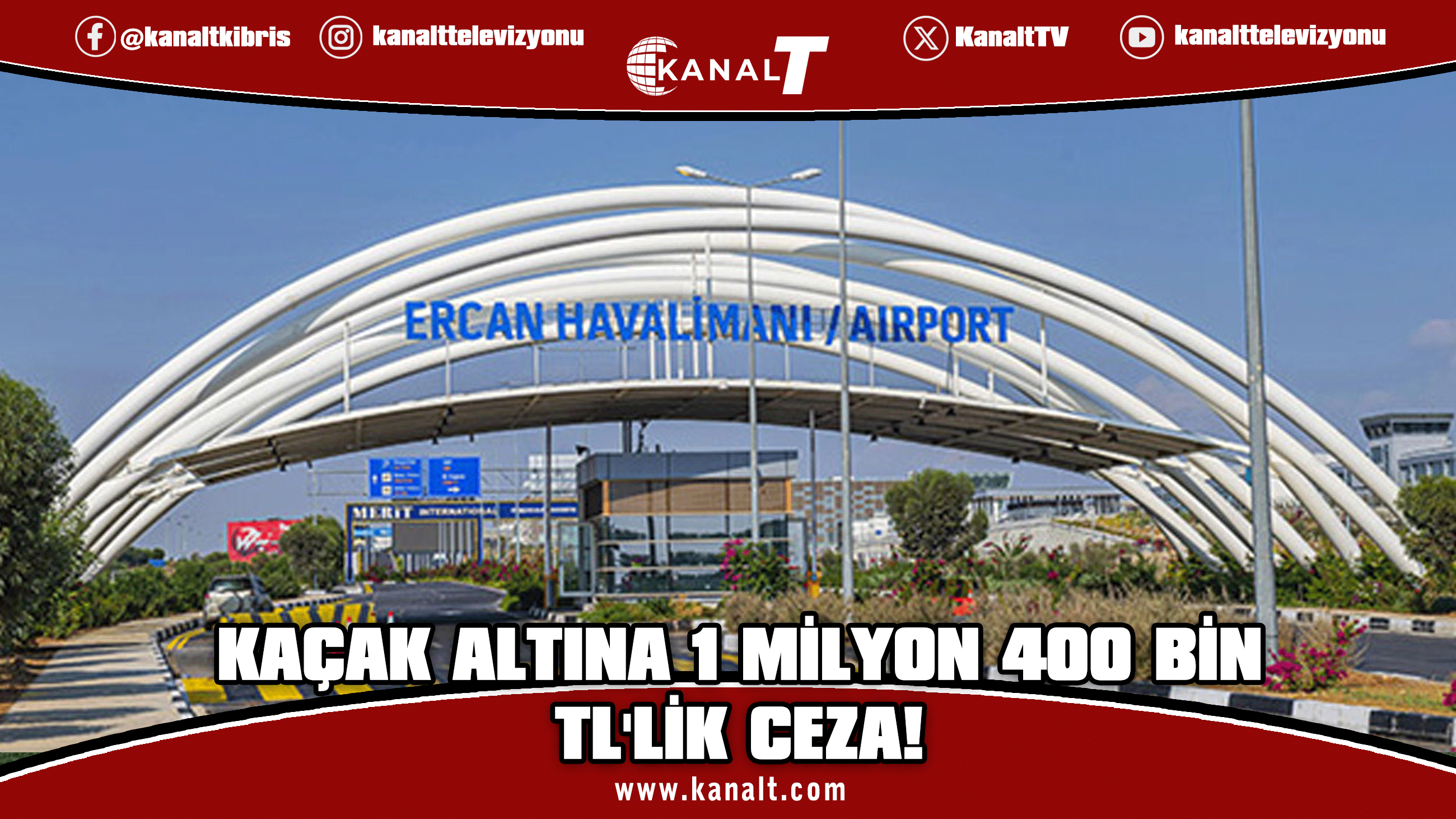 Ercan Havalimanı’nda ihbar üzerine denetim