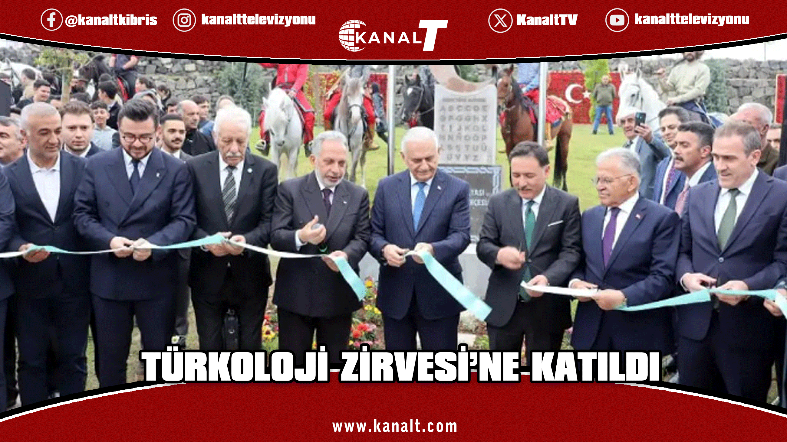 KKTC Aksakalı Oktay Öksüzoğlu Kayseri’de Türkoloji Zirvesi’ne katıldı