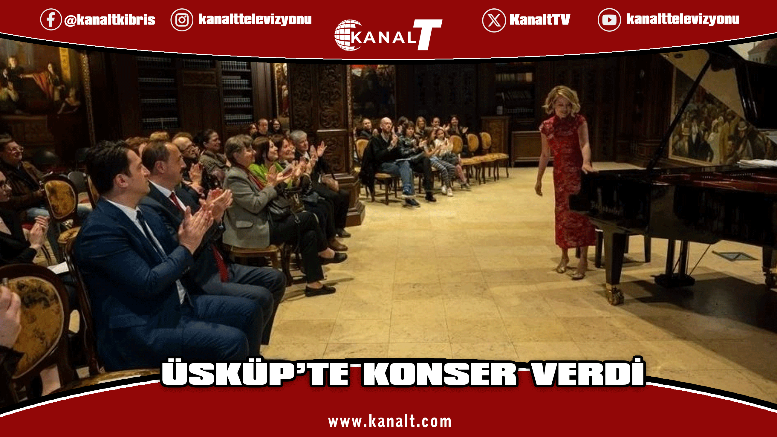 Rüya Taner, Avrupa turnesi kapsamında Üsküp’te konser verdi
