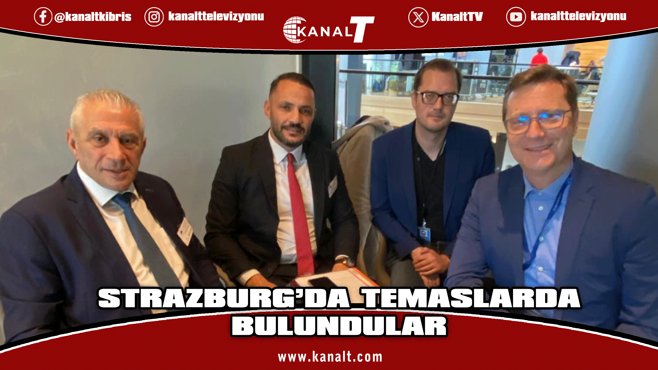 Yeşilırmak ve Taçoy, Strazburg’da temaslarda bulundu