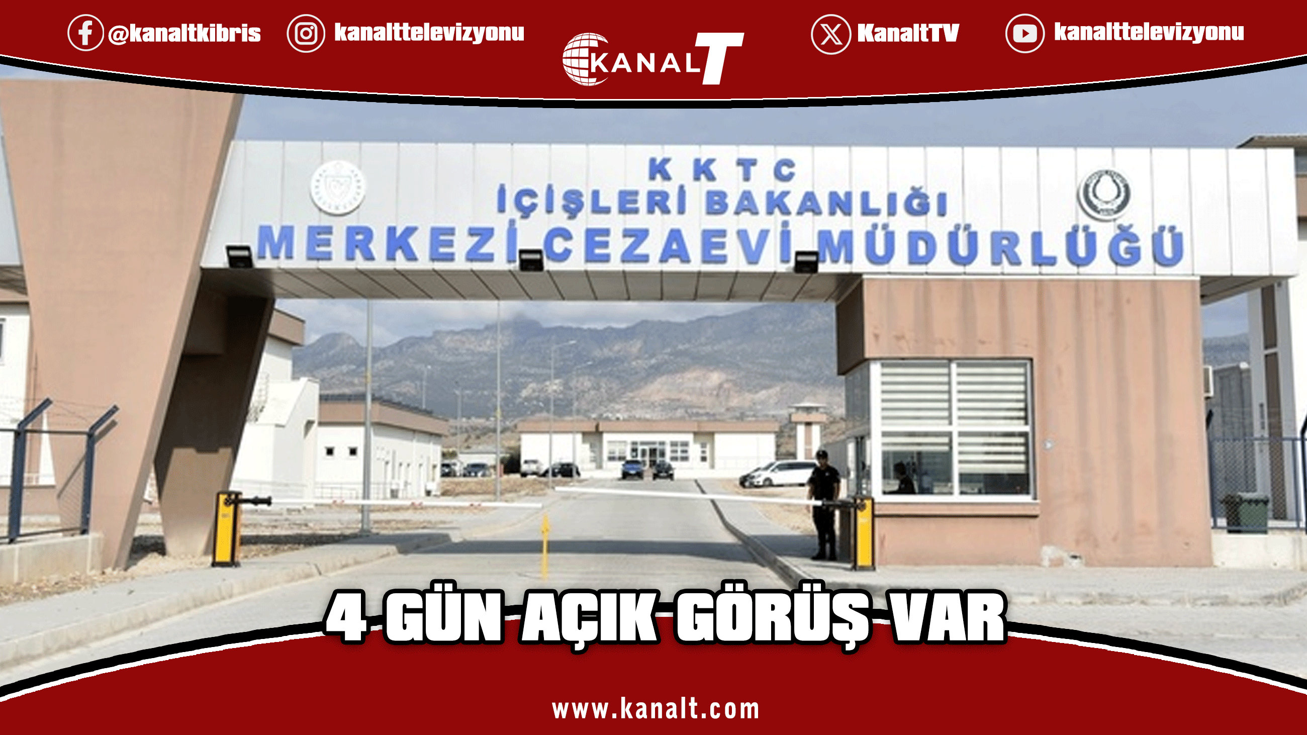 Cezaevinde 4 gün açık görüş var