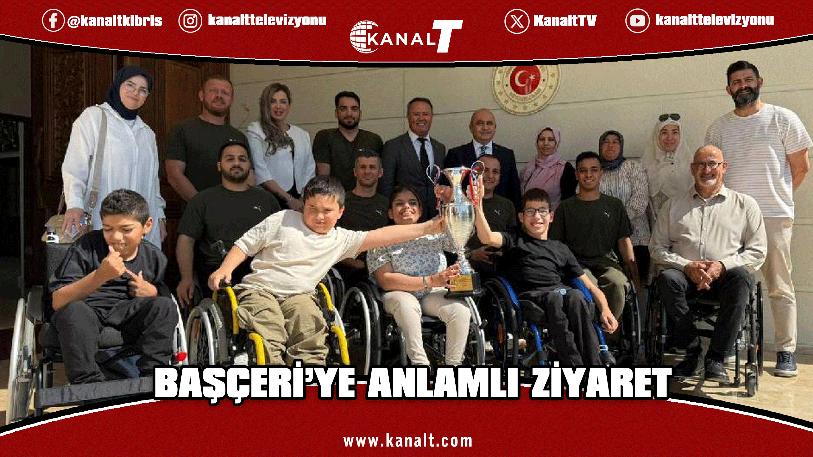 Vakıflar Tekerlekli Sandalye Basketbol Takımı’ndan Başçeri’ye anlamlı ziyaret
