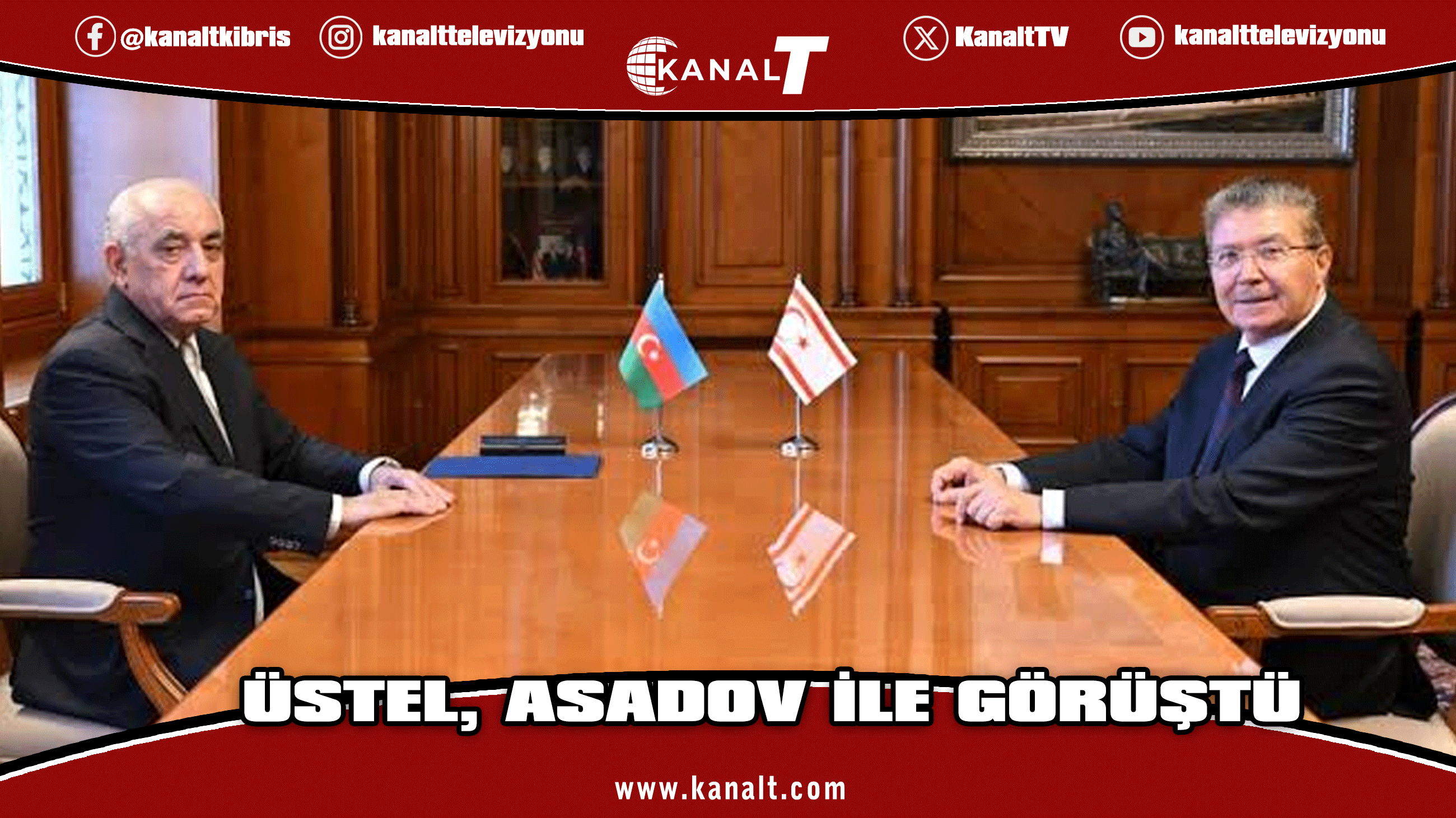 Başbakan Üstel ile Azerbaycan Başbakanı Asadov görüştü