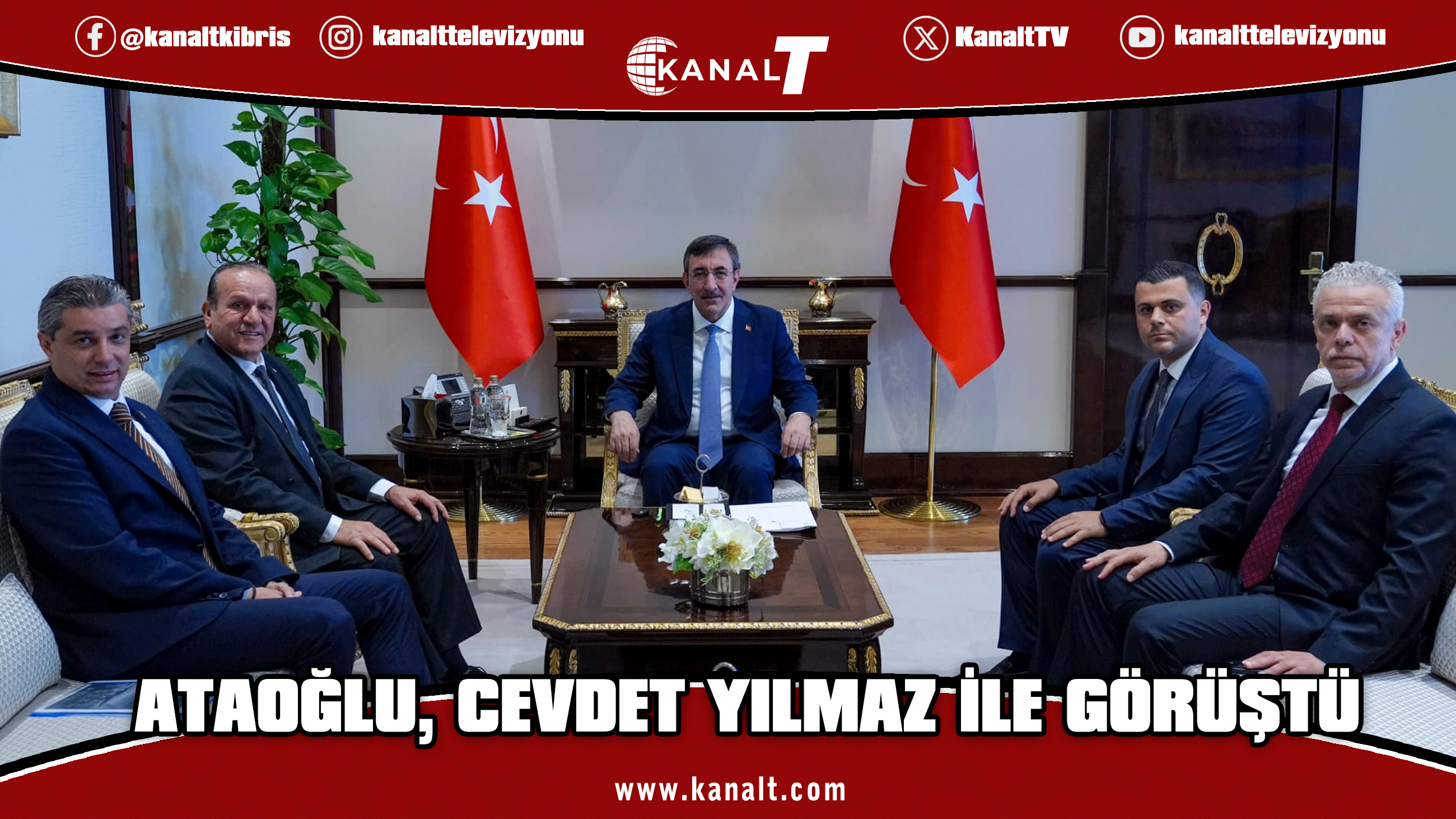 Ataoğlu, Cevdet Yılmaz ile bir araya geldi