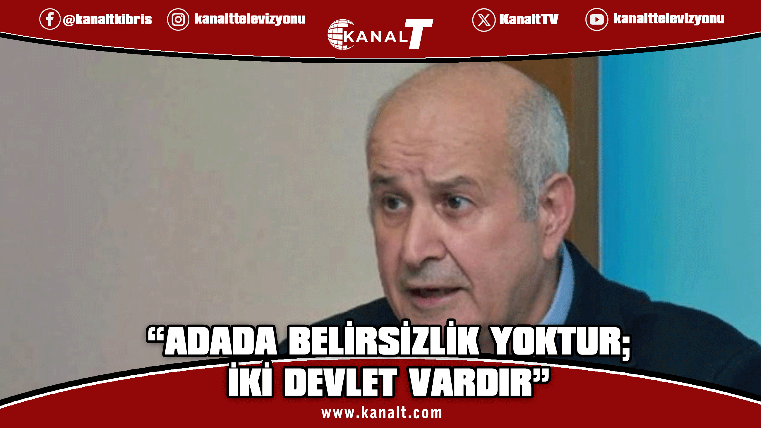 Gülbahar: Adada belirsizlik yoktur; iki devlet vardır