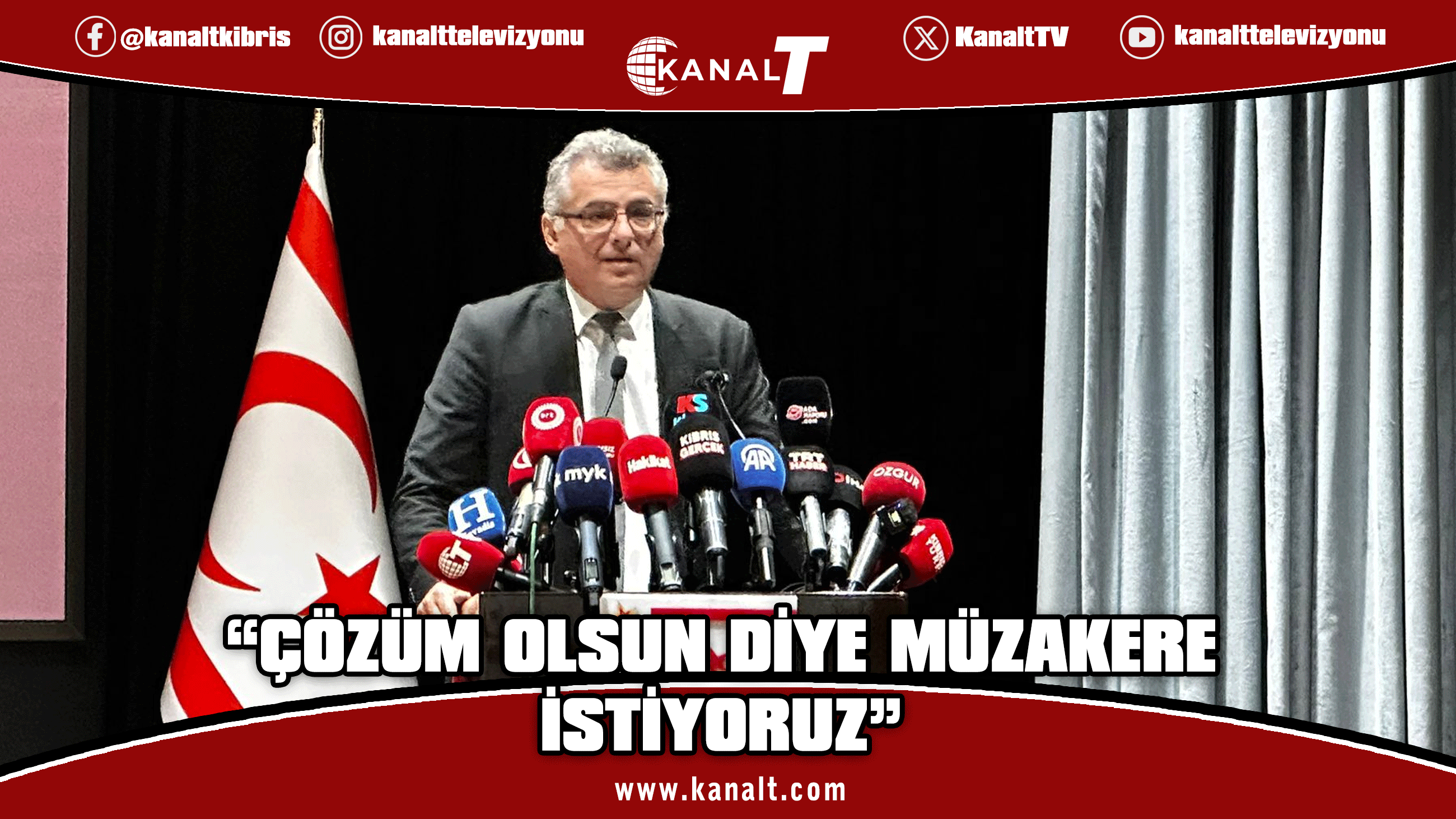 “Çözüm olsun diye müzakere istiyoruz”