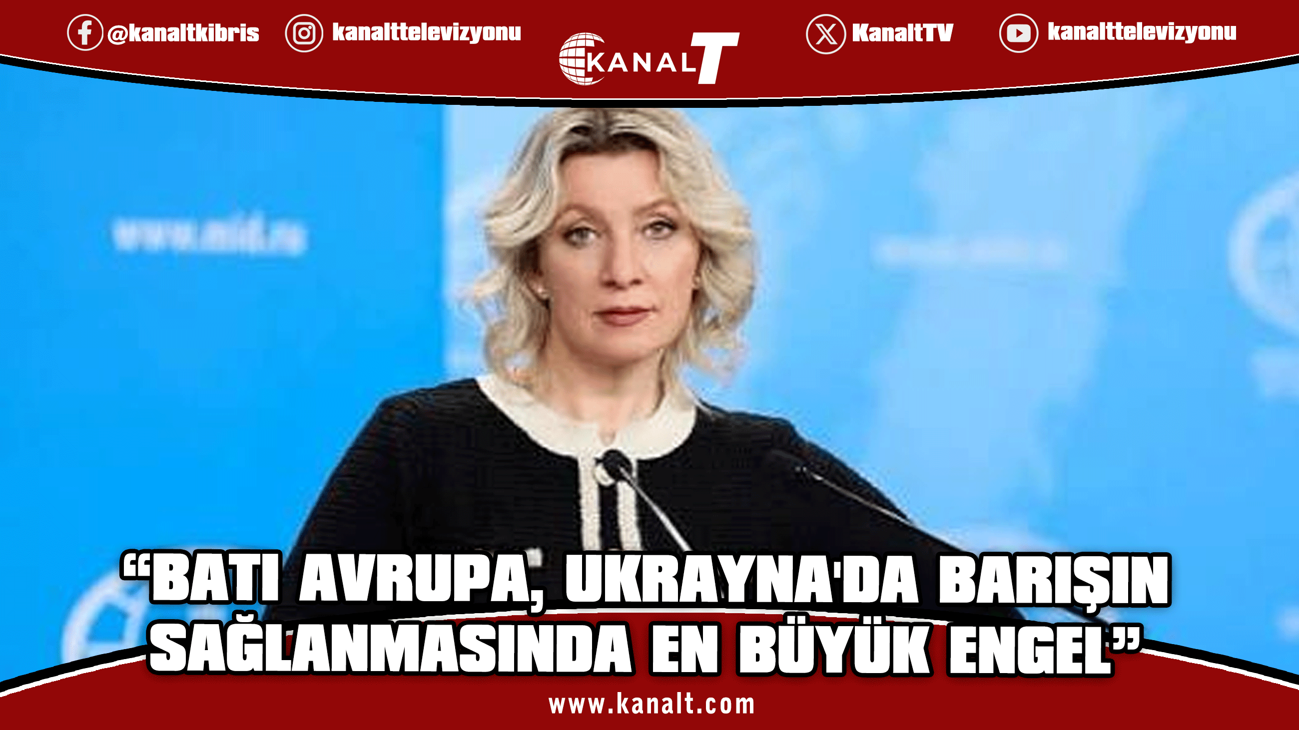 Rusya: Batı Avrupa, Ukrayna'da barışın sağlanmasında en büyük engel