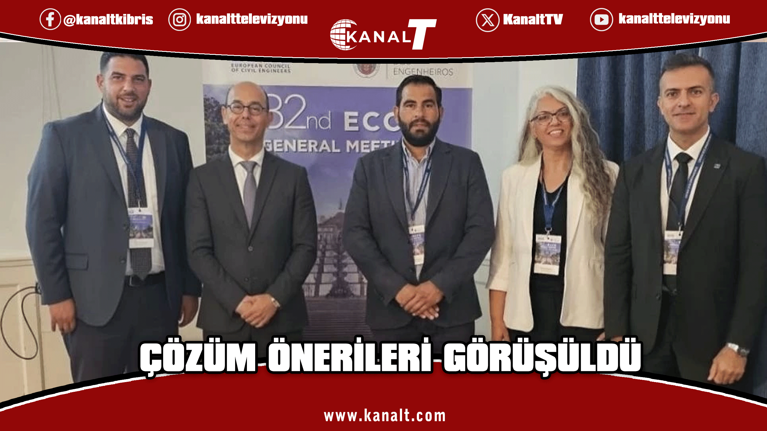 İnşaat Mühendisleri, ECCE Genel Kurulu’nda temsil edildi