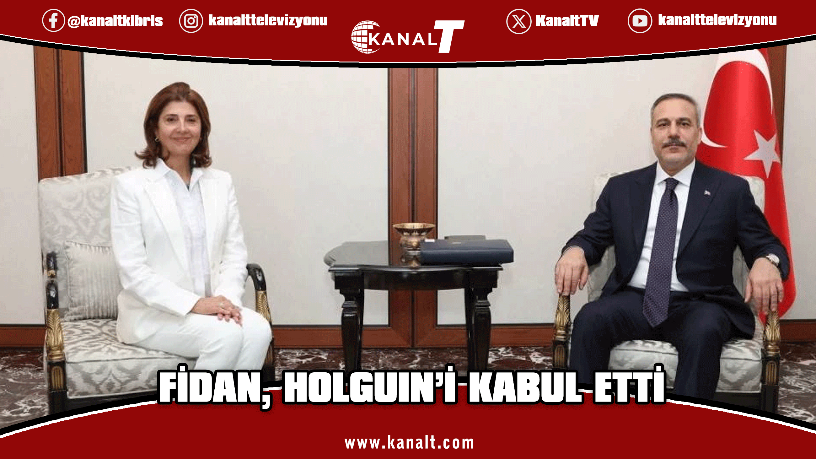 Fidan, Holguin’i kabul etti: En gerçekçi çözüm adadaki iki devletin yan yana var olmasından geçiyor