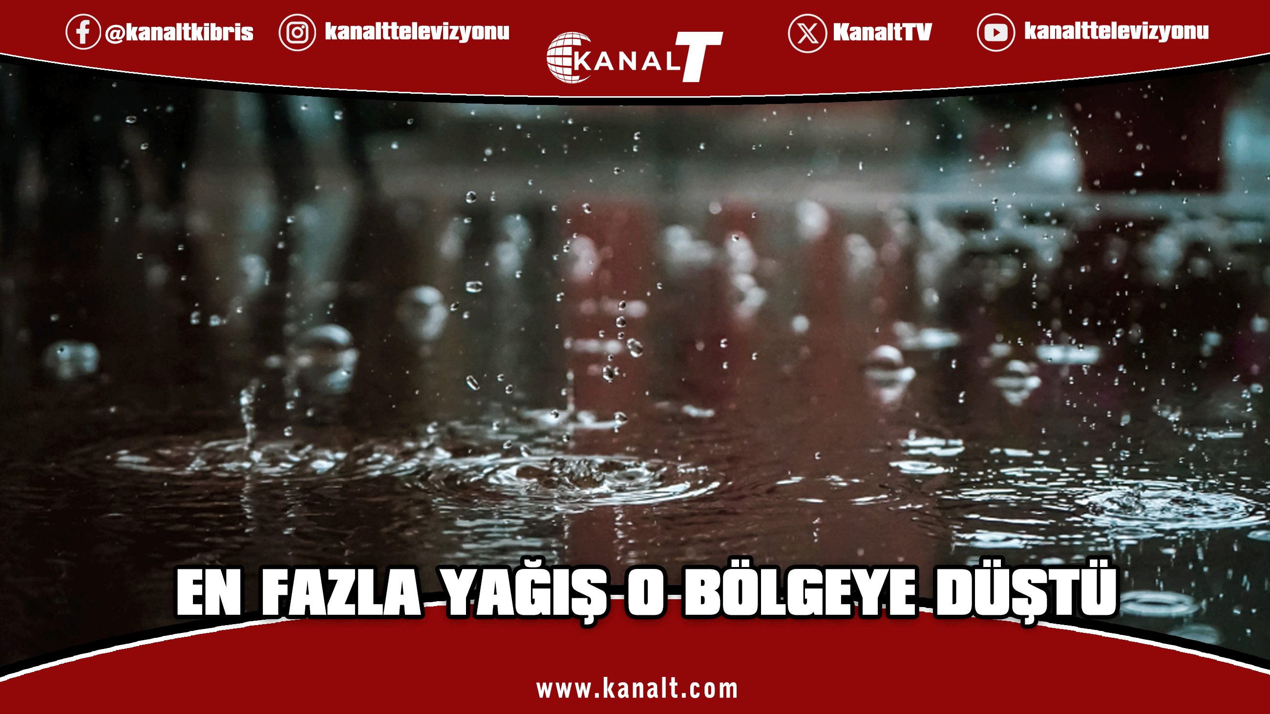 Salamis’e metrekareye 16 kilogram yağmur yağdı