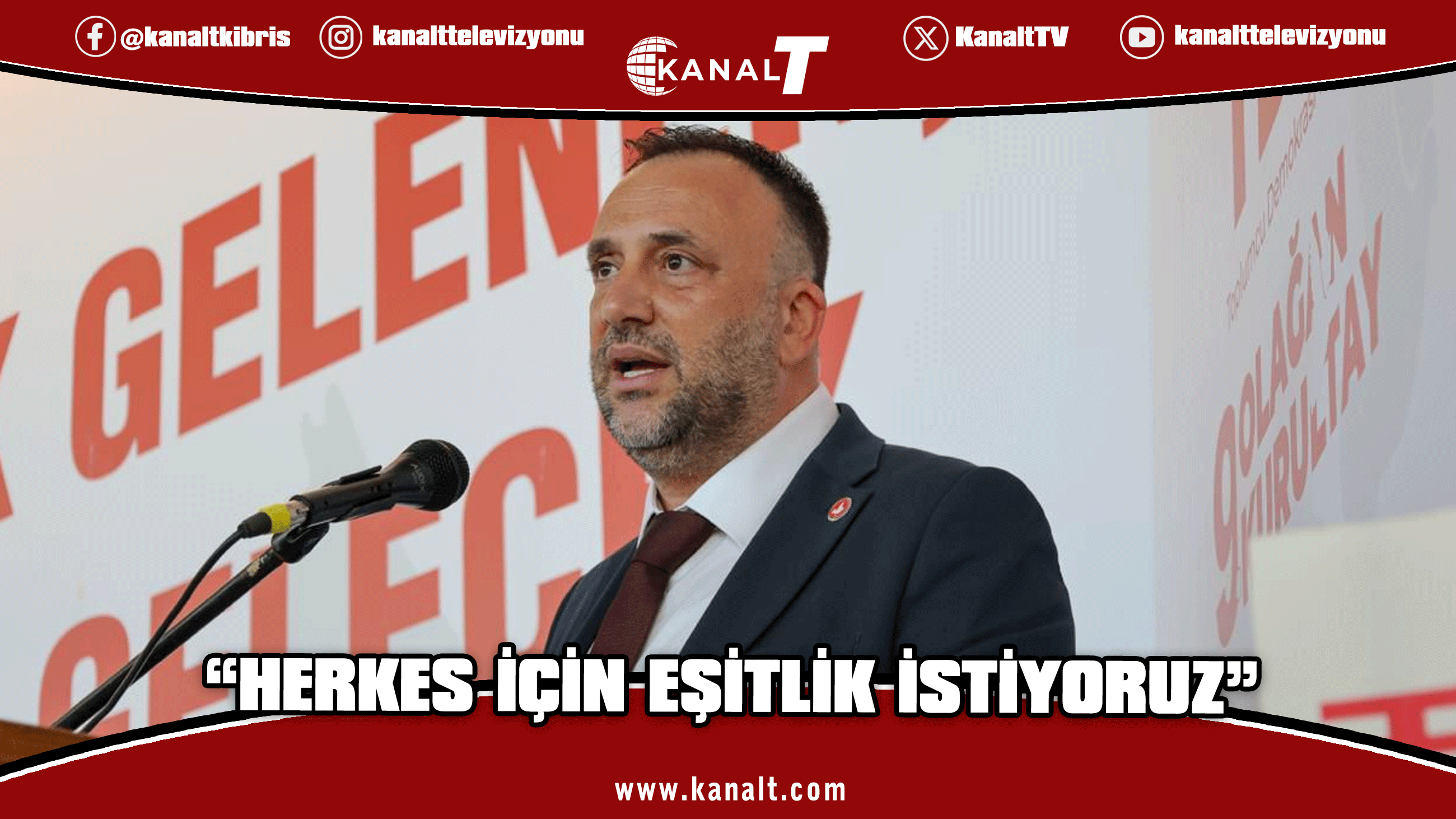 Zeki Çeler: Biz Kimseyi ayırmadan, herkes için eşitlik istiyoruz