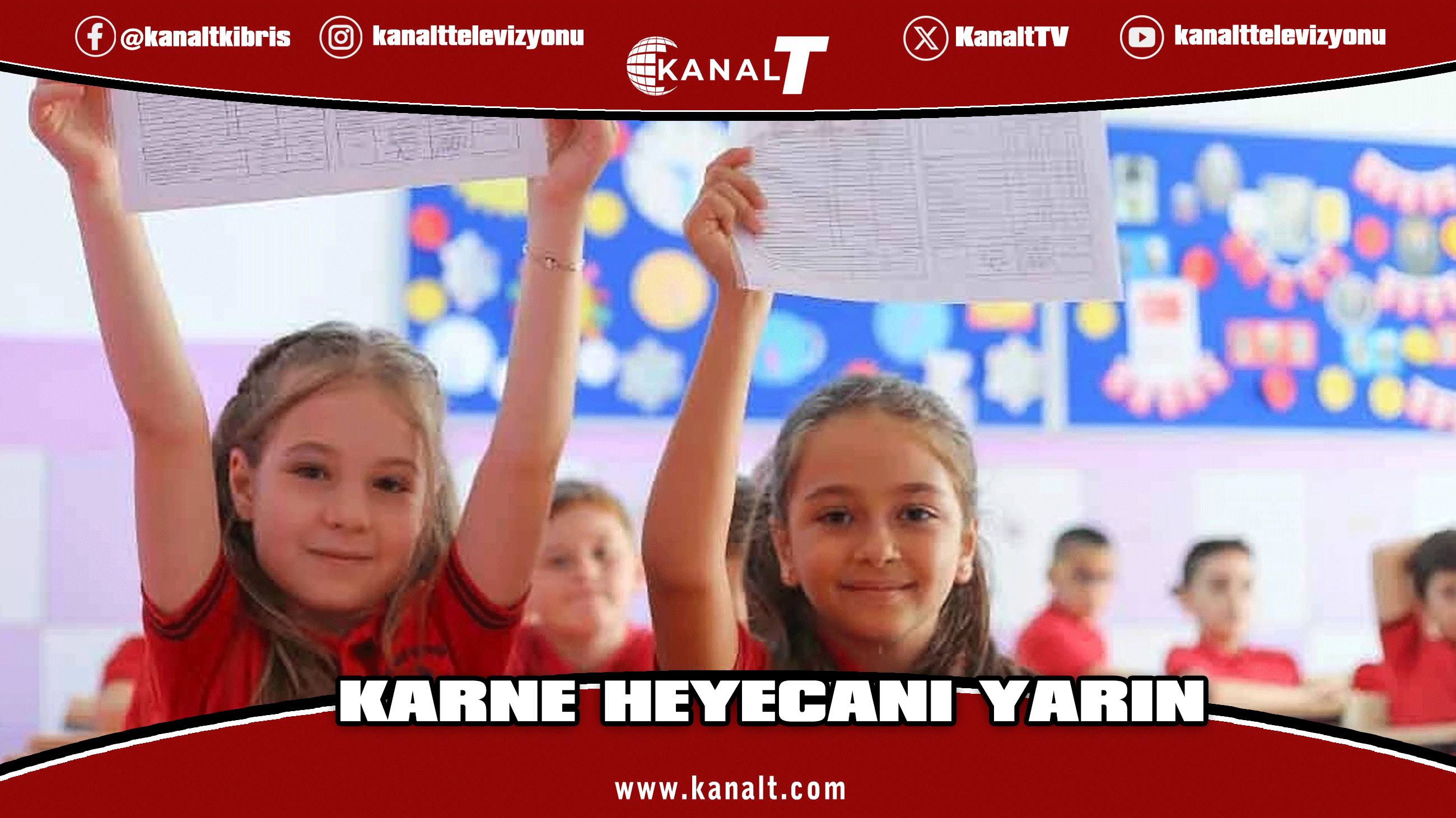 Karneler yarın dağıtılıyor: 57 bin 514 öğrenci yarın karne alarak yaz tatiline çıkacak