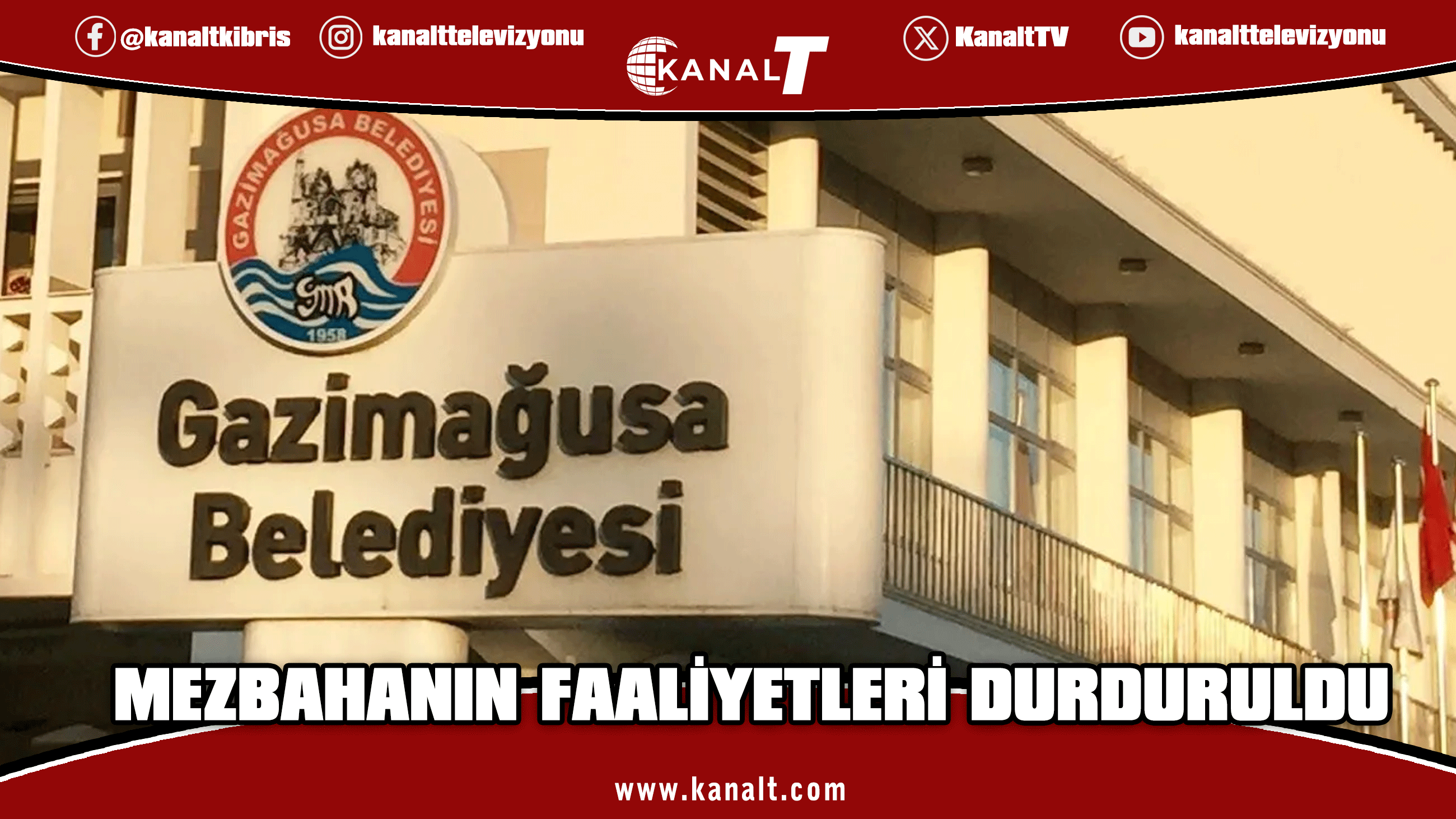 Veteriner Dairesi: Gazimağusa Belediye Mezbahası’nın faaliyetleri geçici olarak durduruldu