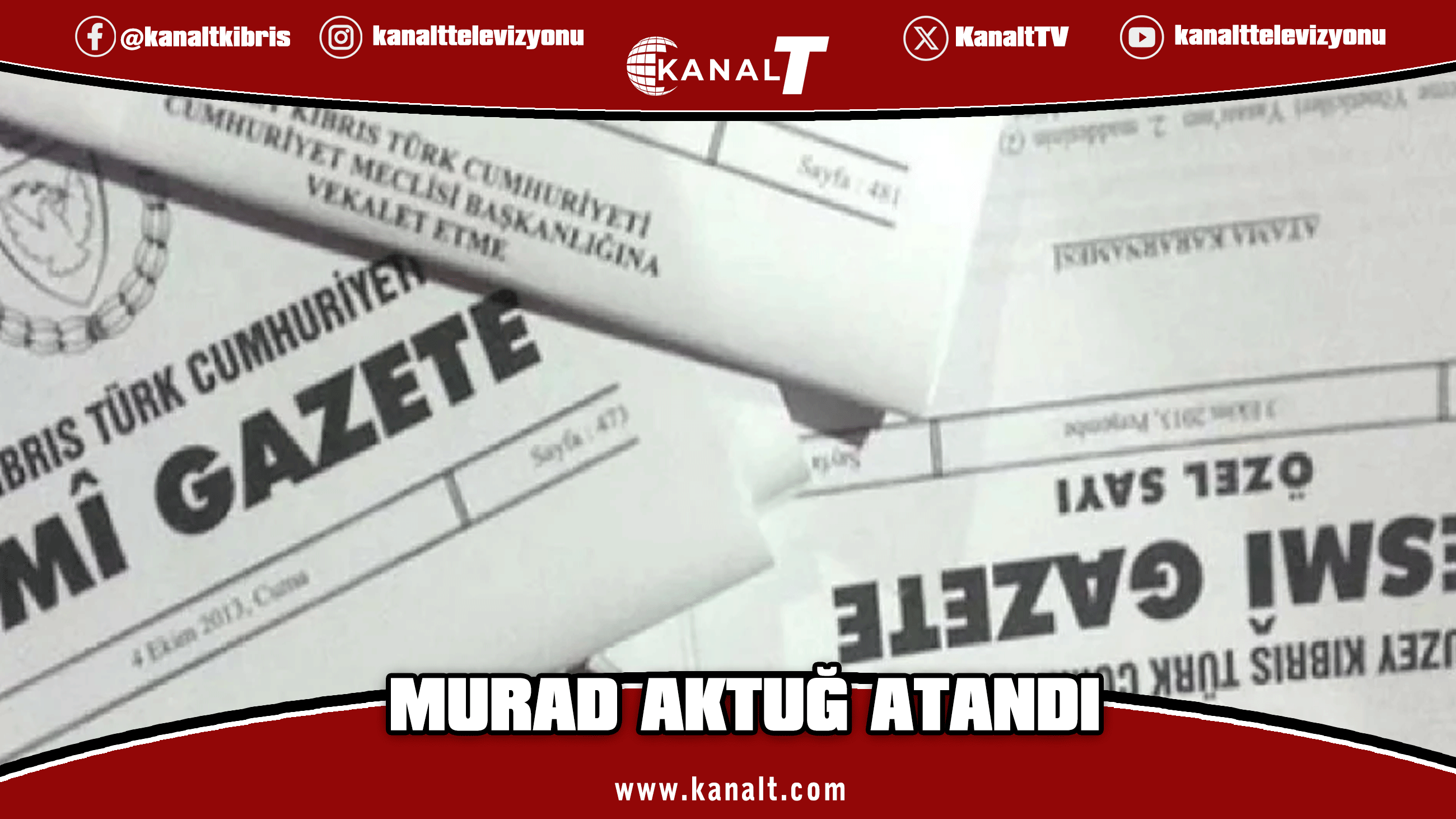 Milli Eğitim Bakanlığı Müsteşarlığı görevine Murad Aktuğ atandı