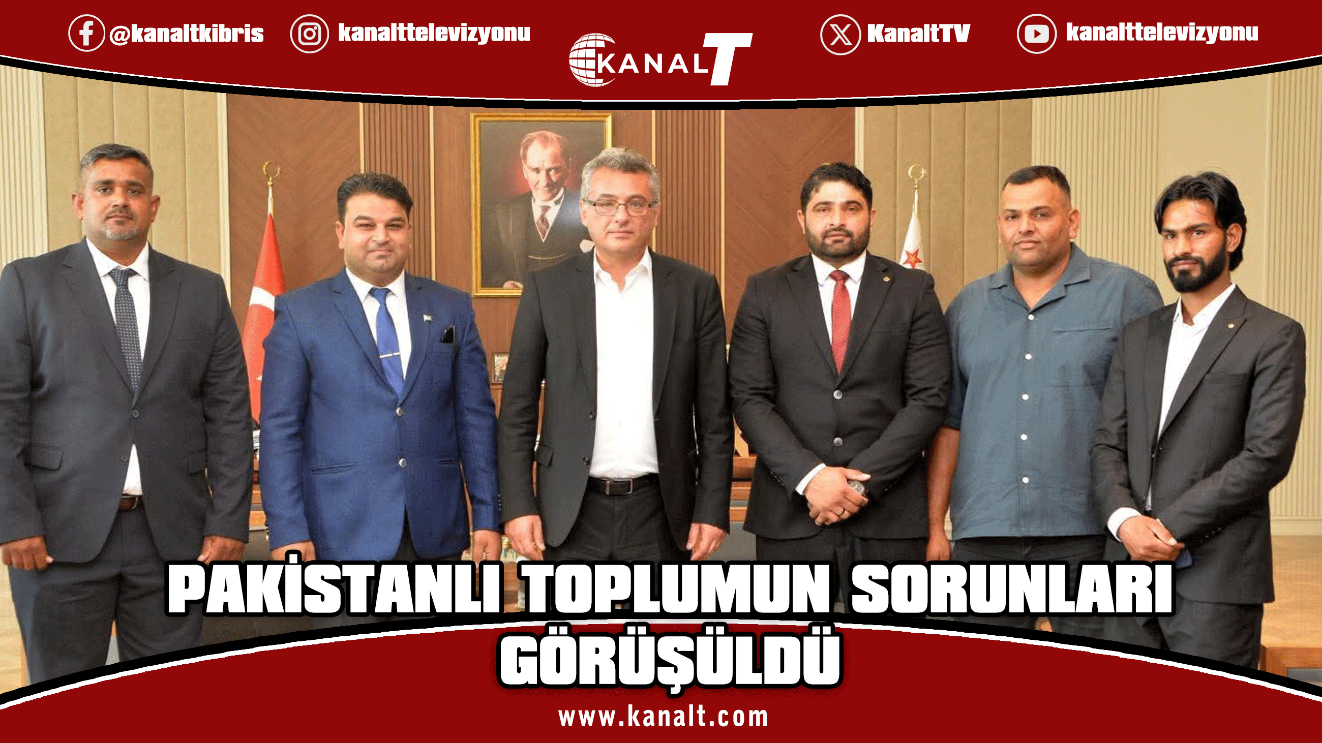 Pakistanlı Heyetten Erhürman’a Ziyaret