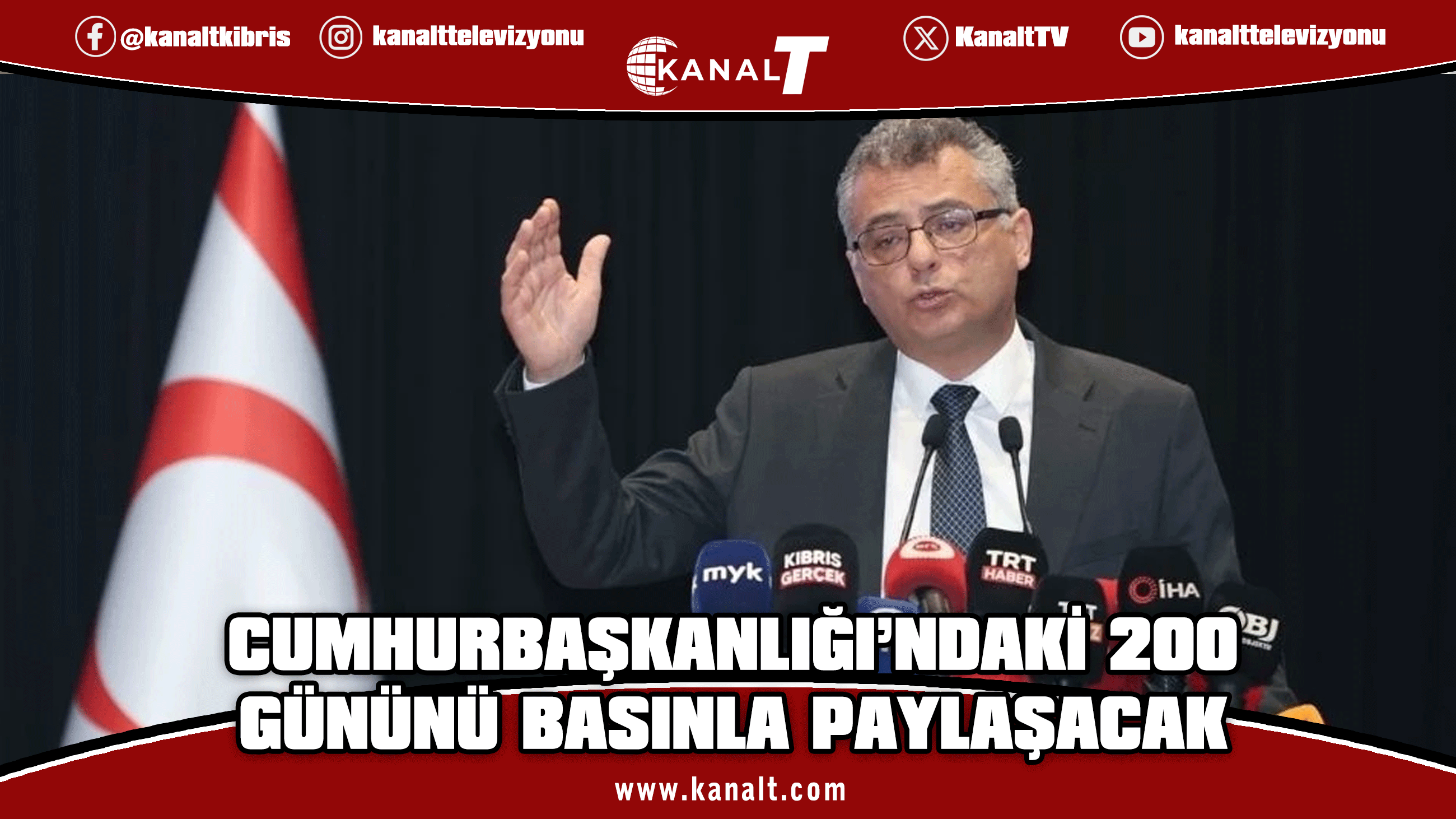 Cumhurbaşkanı Erhürman yarın, “Cumhurbaşkanlığı’nda 200 Gün” toplantısı düzenleyecek