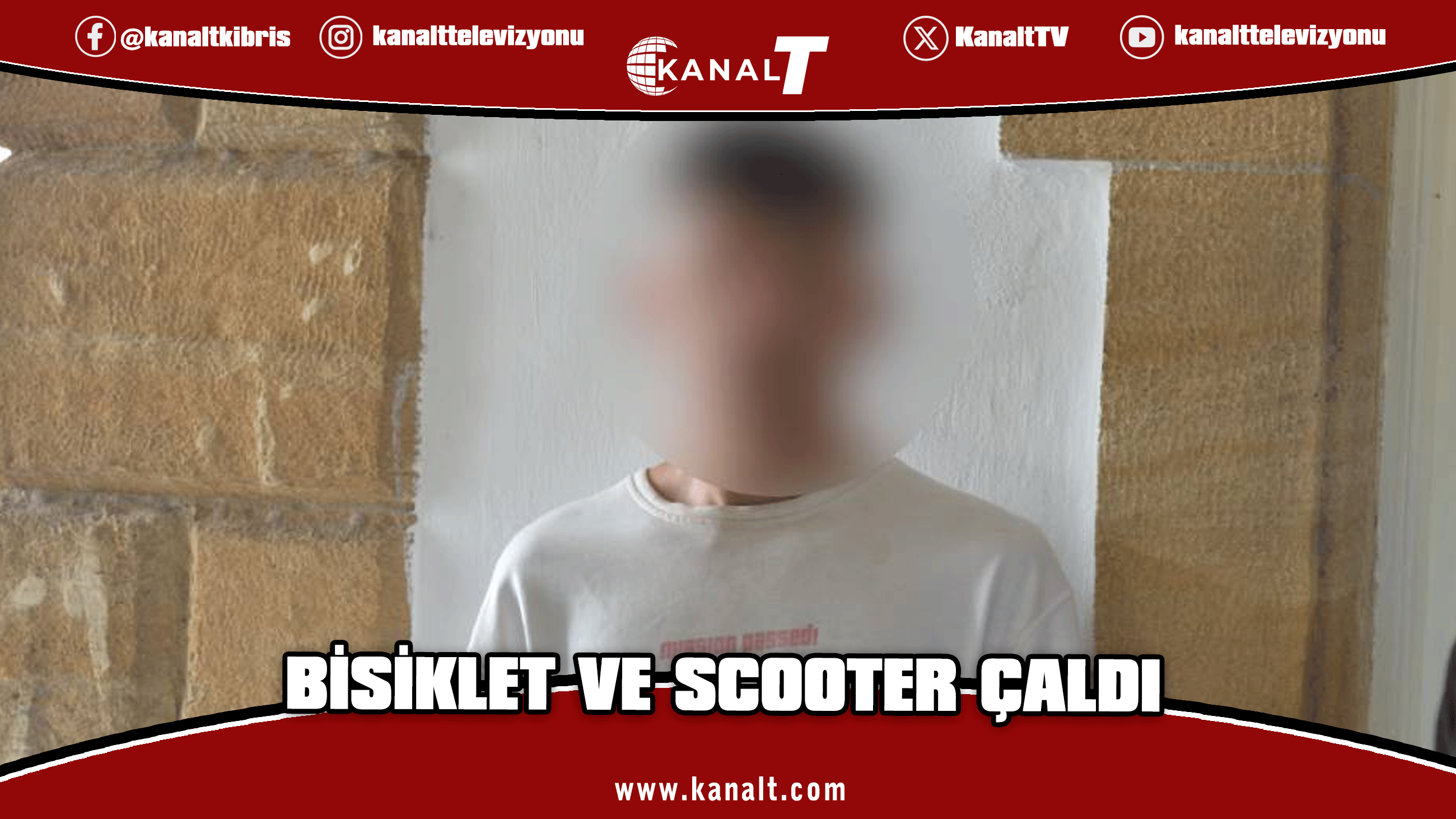 Kilitsiz duran bisikletleri ve scooterı çaldı