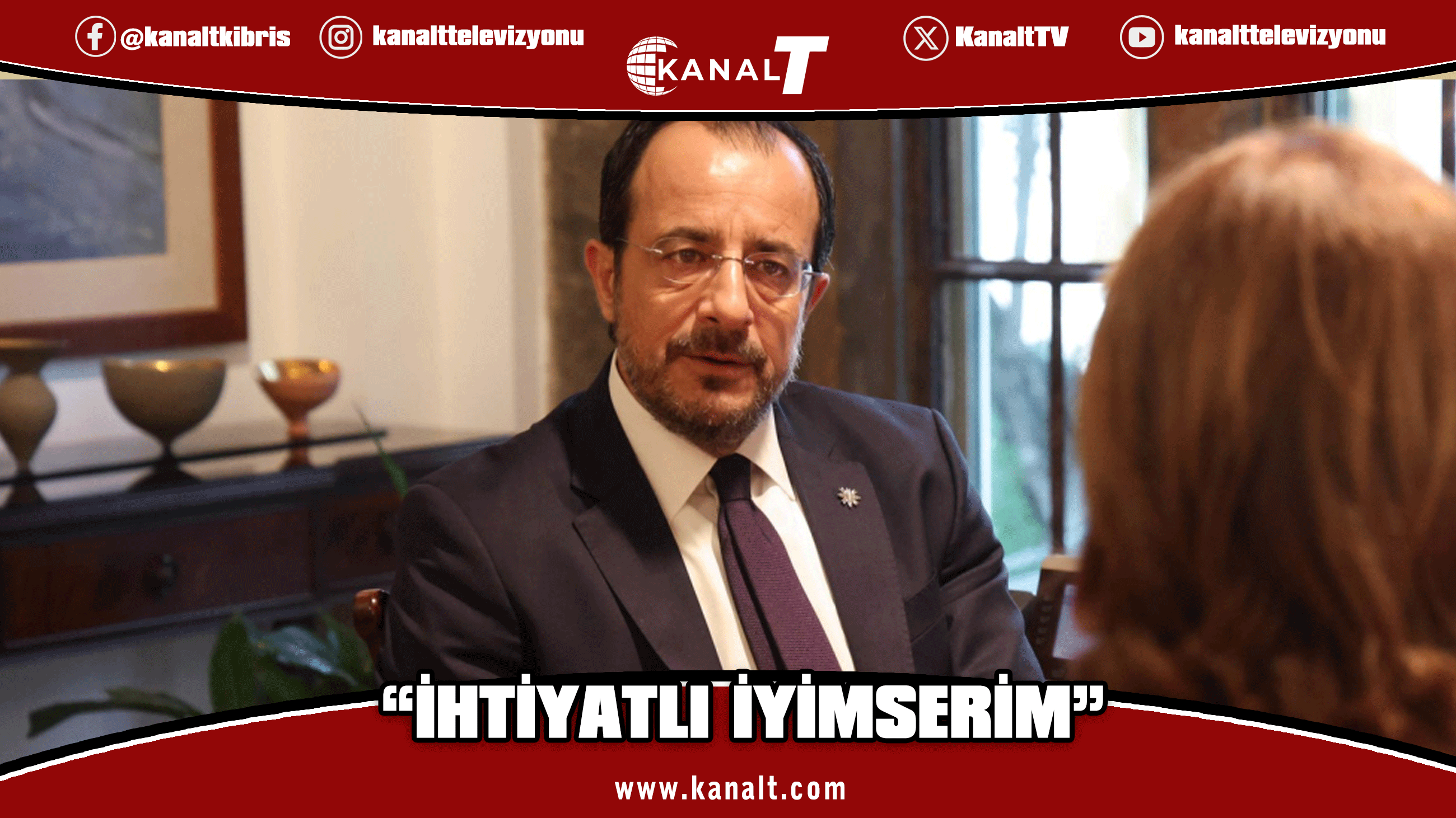 Hristodulidis: “Kıbrıs sorunundaki gelişmeler konusunda ihtiyatlı iyimserim”