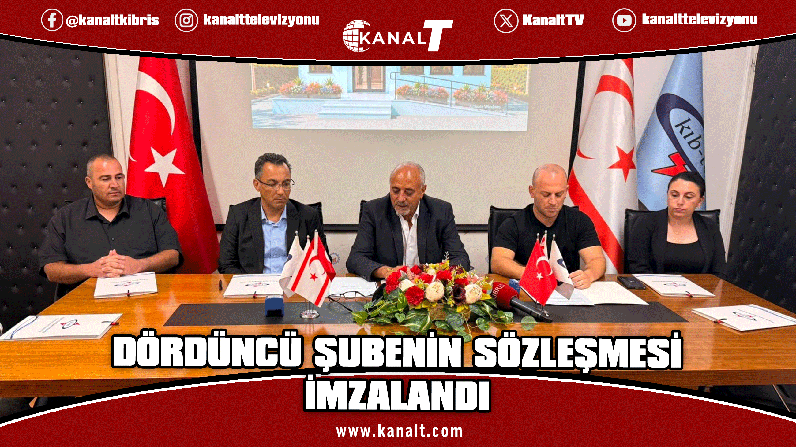 Kıb-Tek’ten Lefke’ye yeni hizmet binası: Dördüncü şubenin sözleşmesi imzalandı