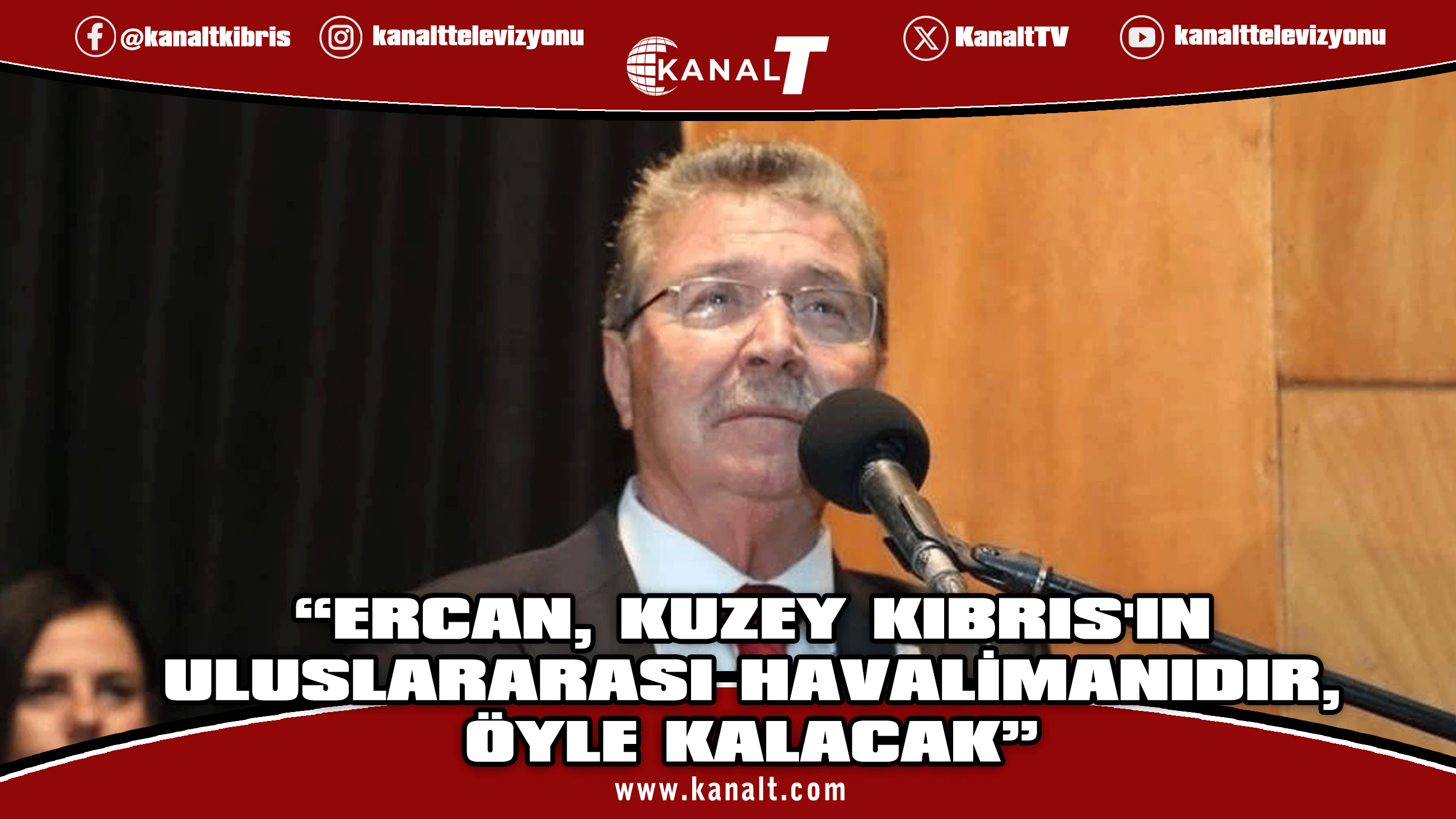 Üstel: Ercan, Kuzey Kıbrıs'ın uluslararası havalimanıdır, öyle kalacak