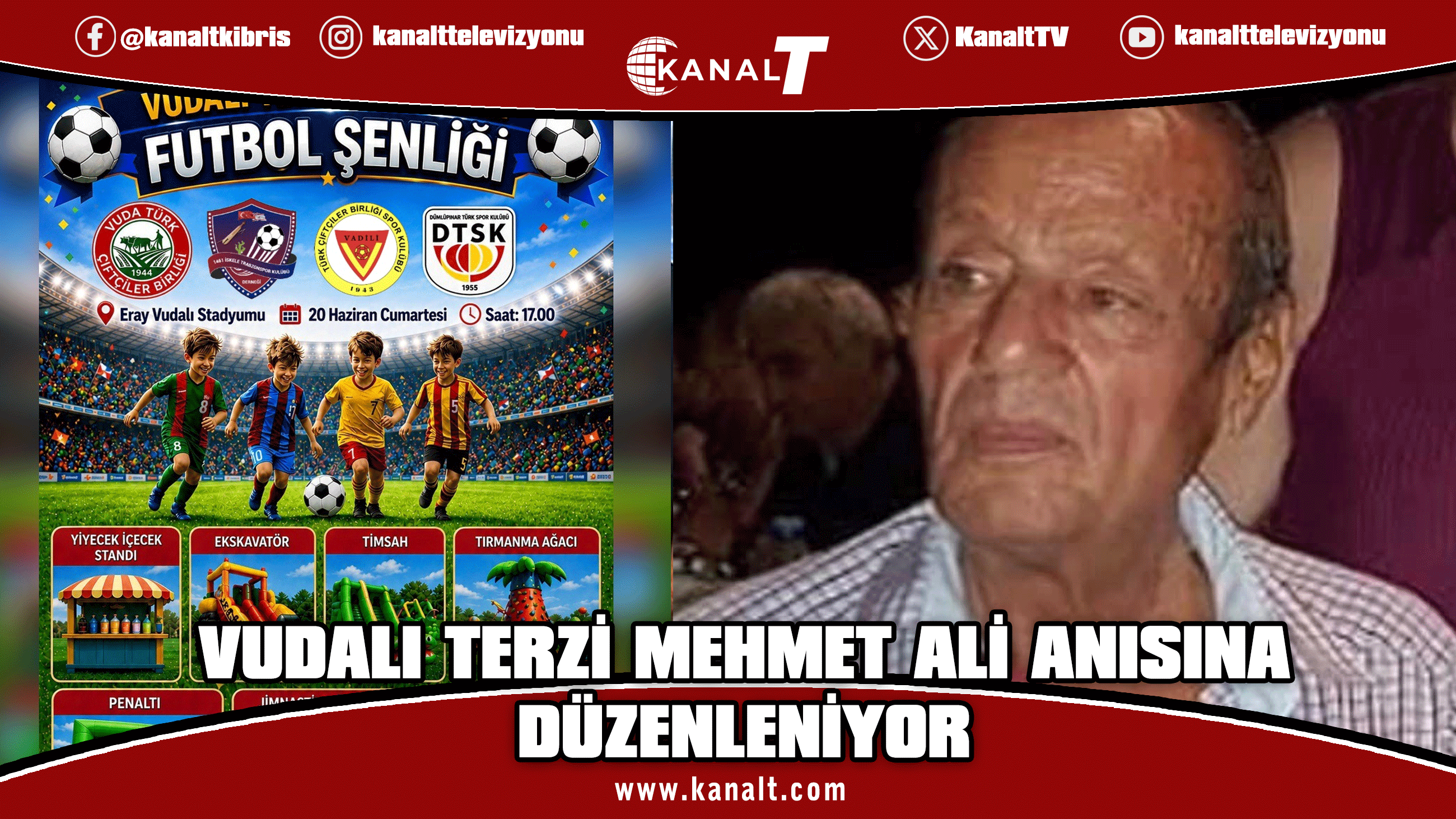 Vudalı Terzi Mehmet Ali turnuvası cumartesi yapılıyor
