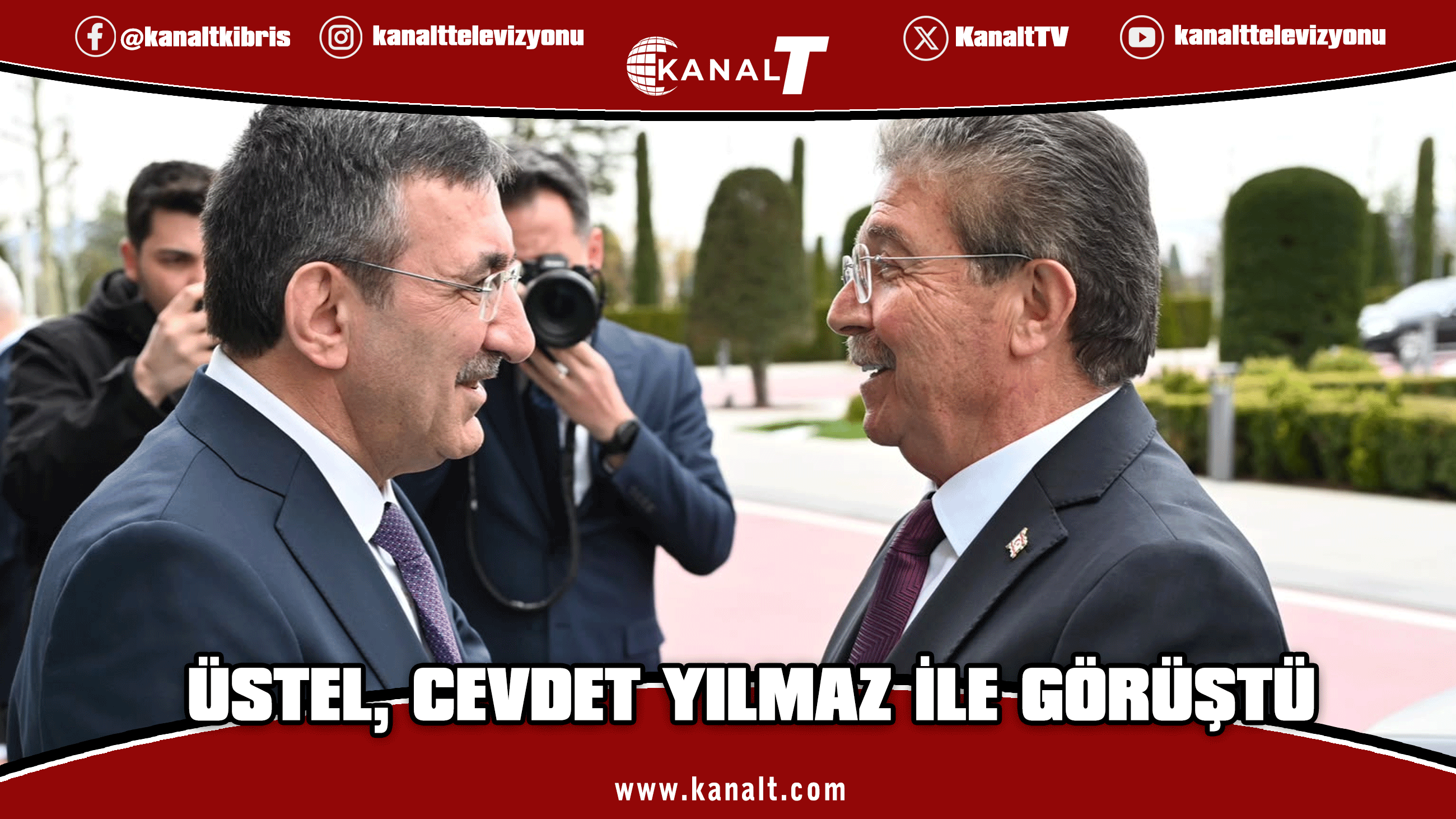 Üstel, Cevdet Yılmaz ile görüştü