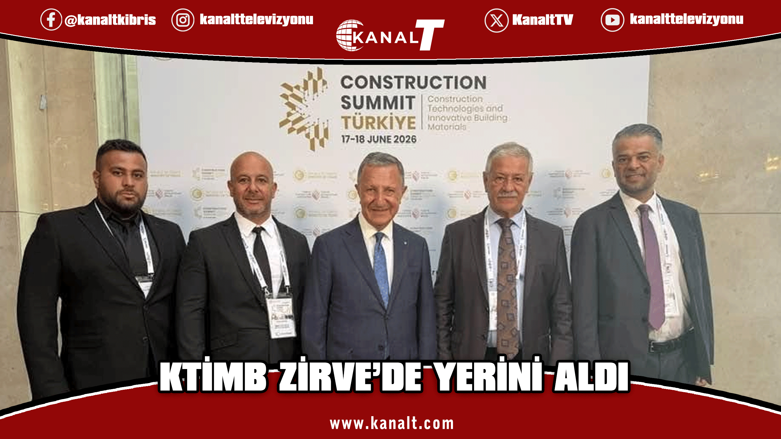 İnşaat Müteahhitleri Birliği de Zirve’de yerini aldı