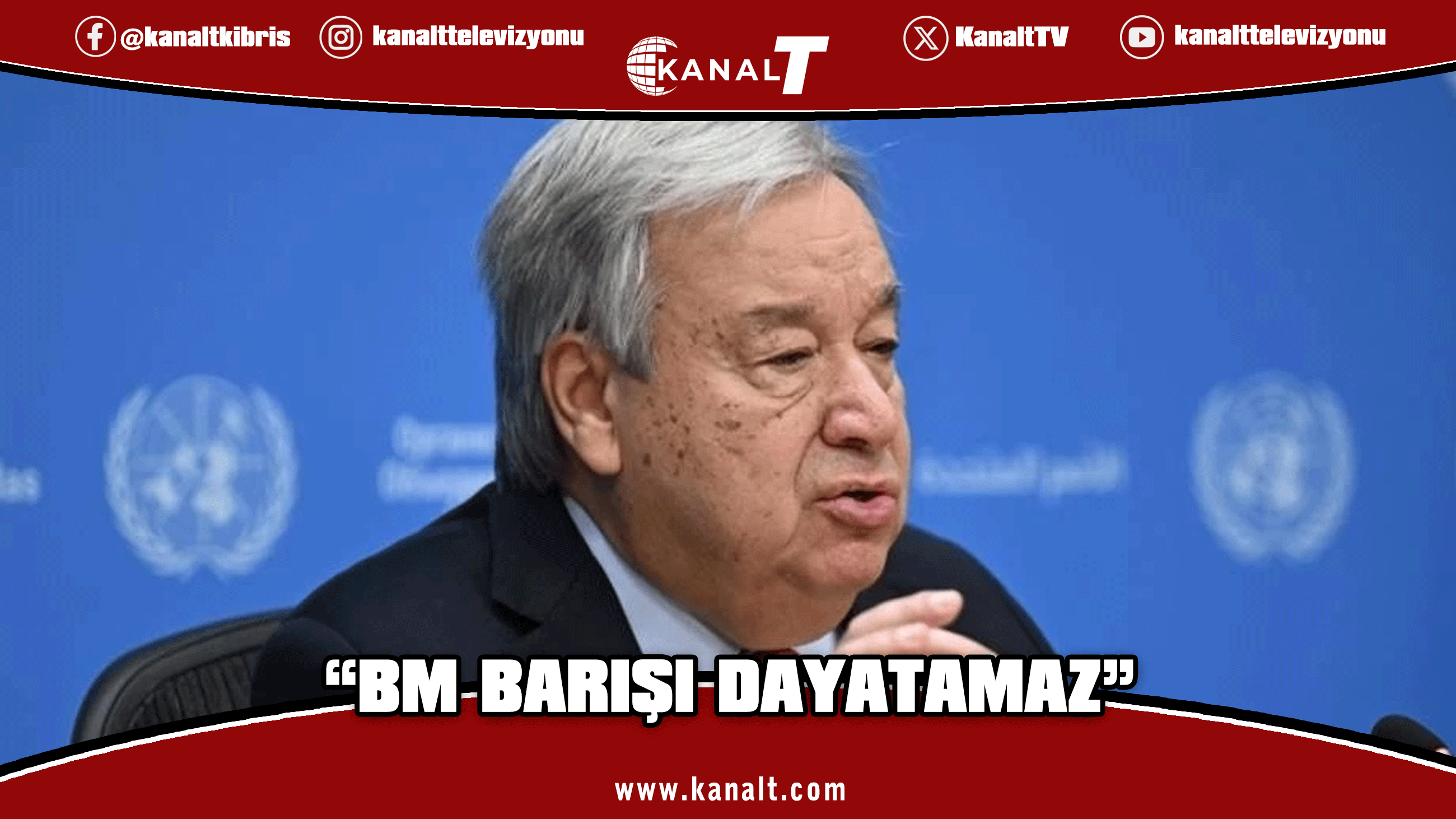 Guterres: BM barışı dayatamaz, onu yalnızca Kıbrıslılar inşa edebilir