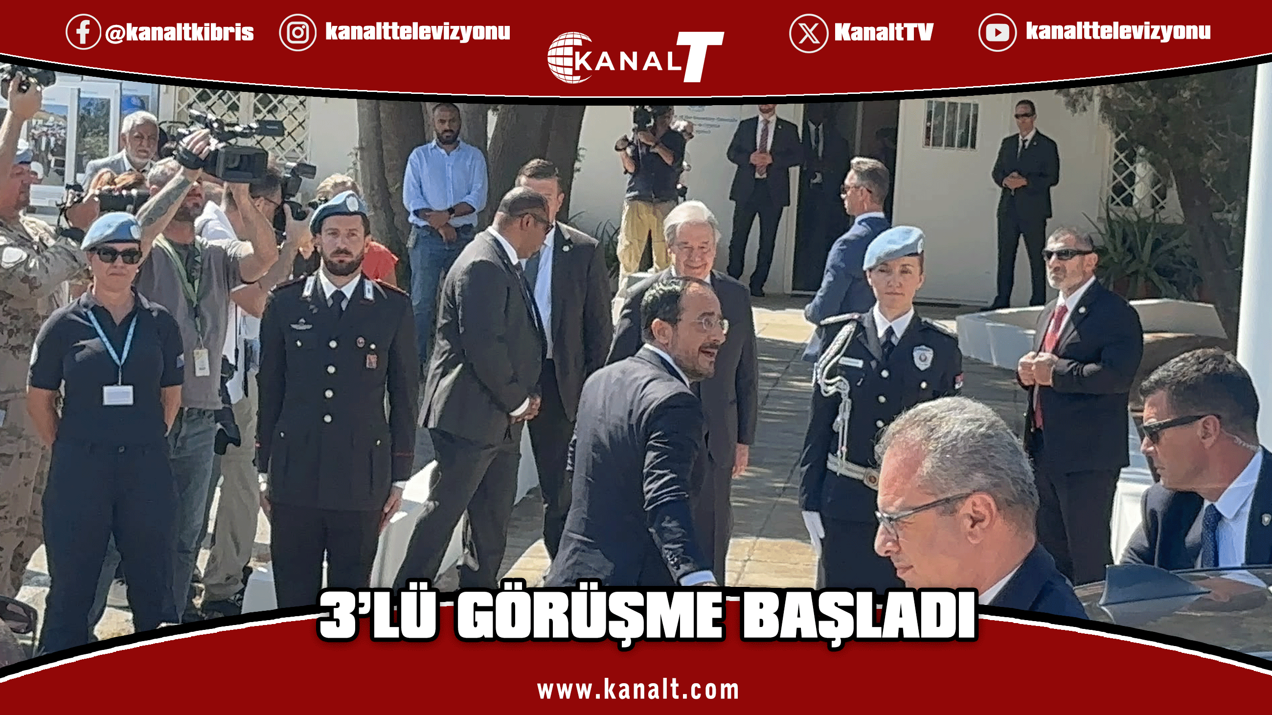 Görüşme başladı