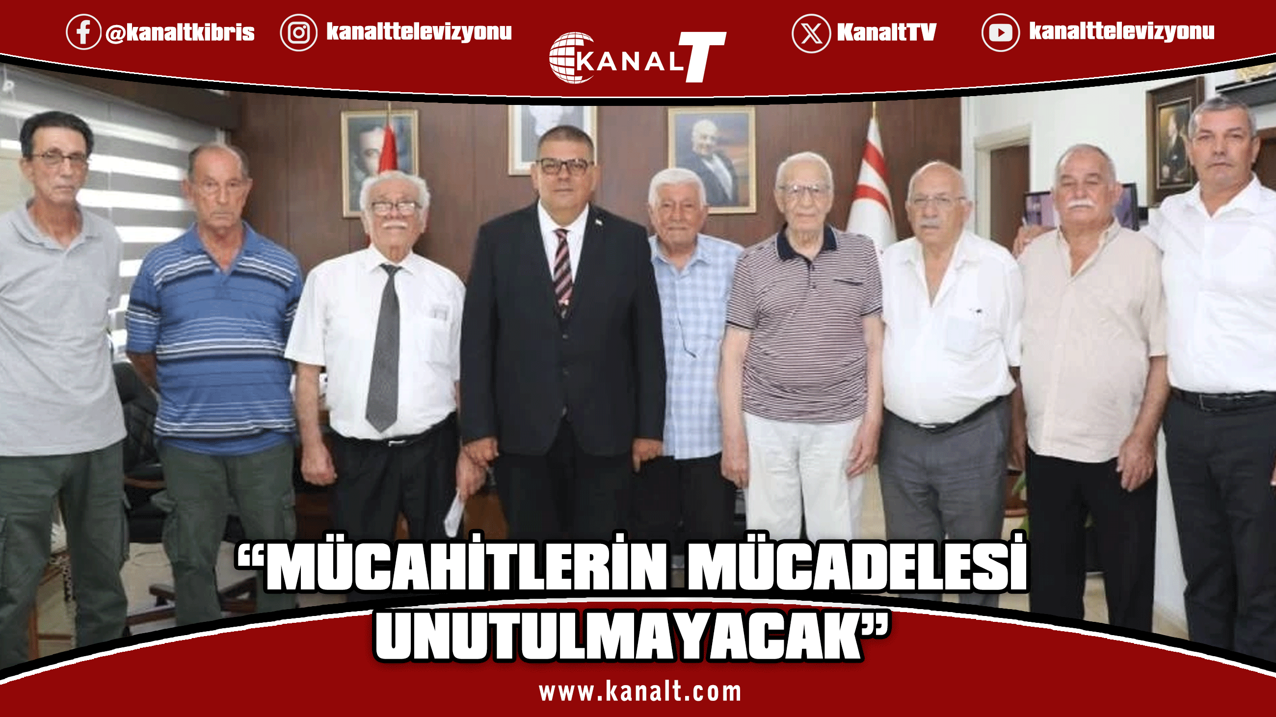 Berova, Emekli Mücahitler Derneği heyetini kabul etti