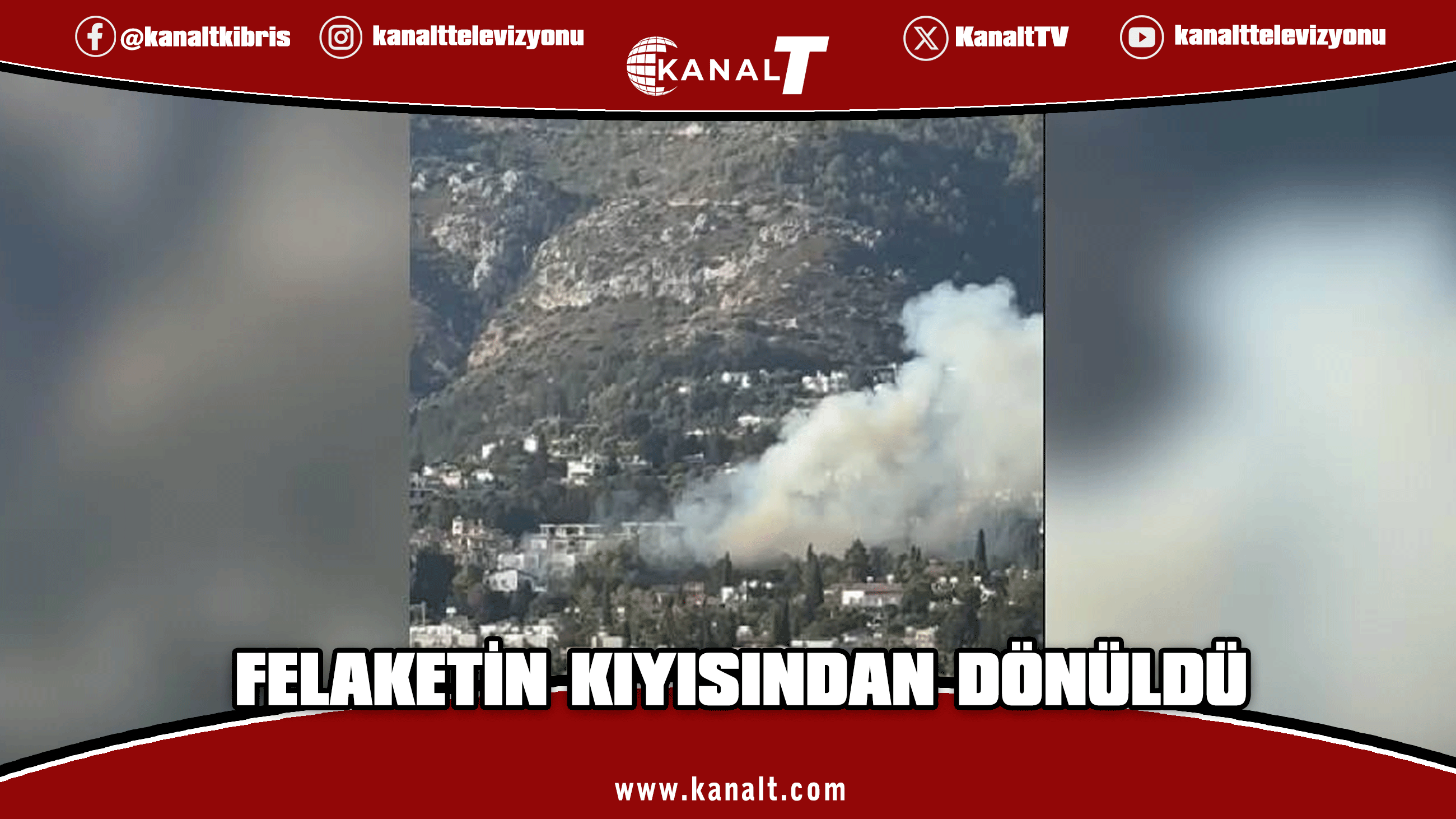 Bellapais’te sabah saatlerinde çıkan yangın söndürüldü