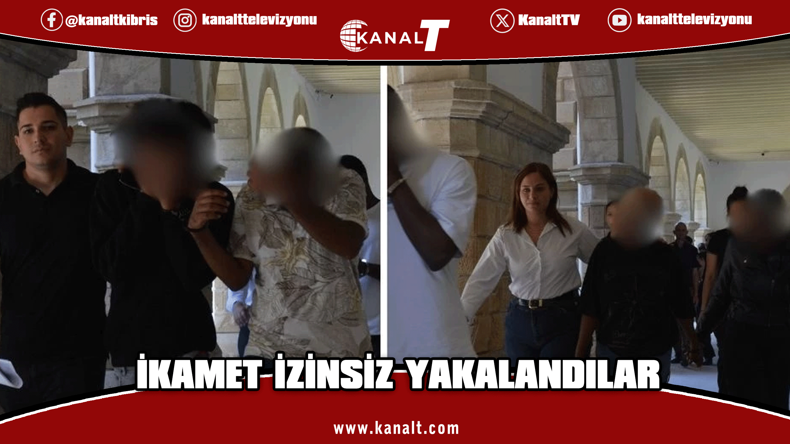 İzinsiz ikamet ettikleri tespit edilen 5 zanlıya 8 gün tutukluluk
