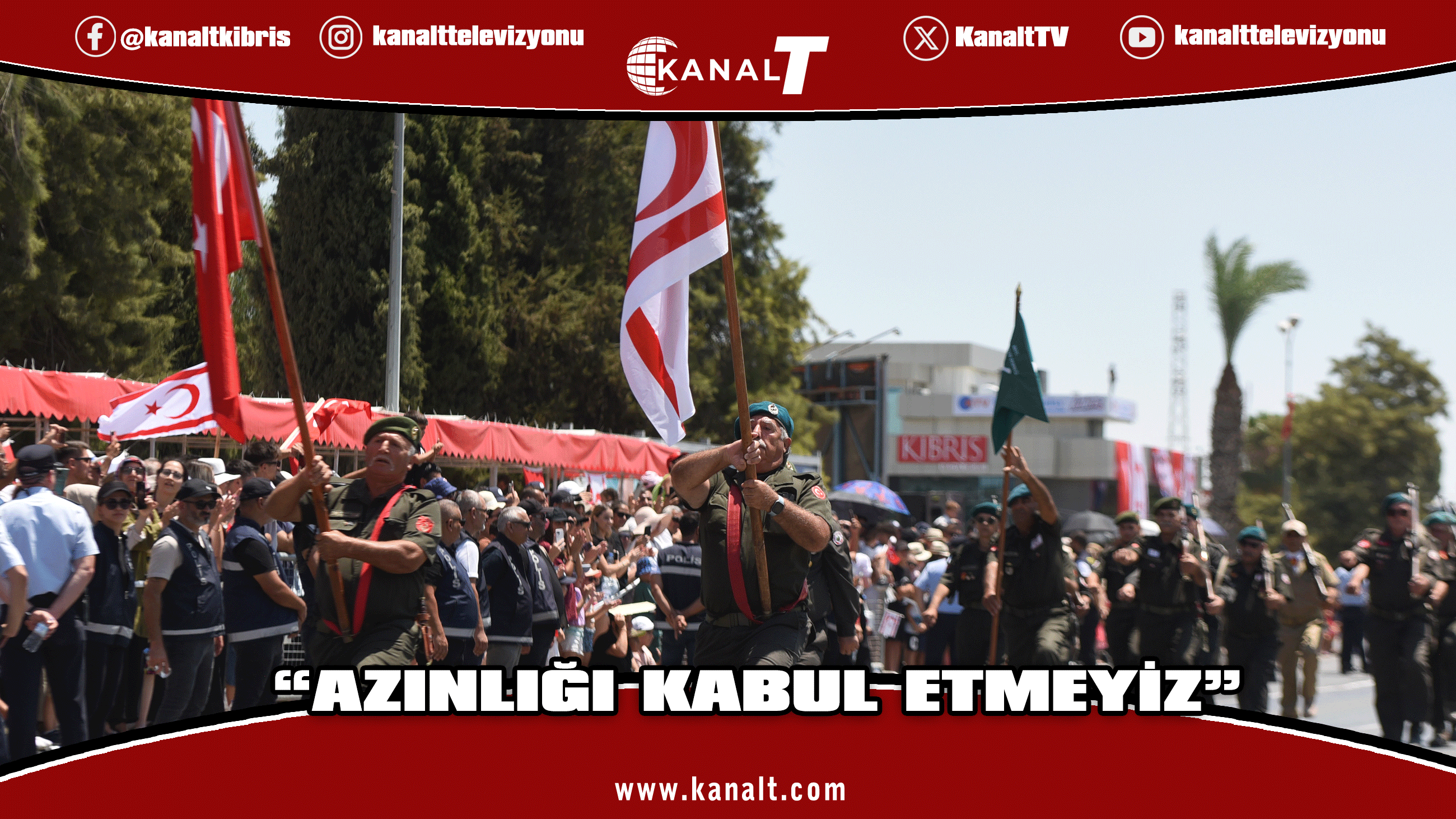 20 Temmuz Barış ve Özgürlük Bayramı kutlama programı Cumhurbaşkanı Erhürman’ın konuşması ile başladı