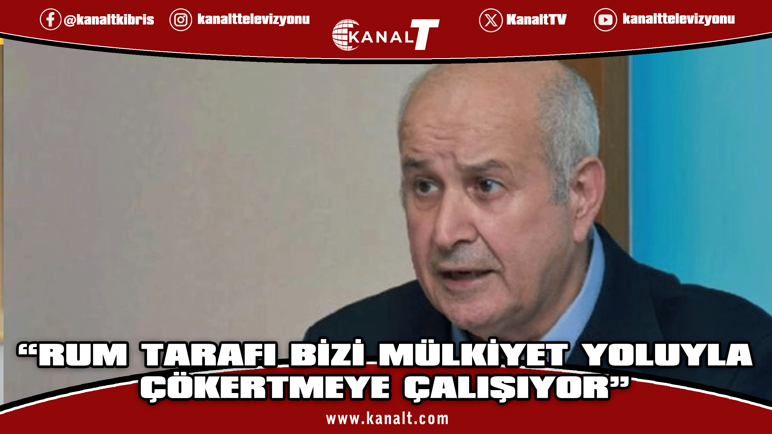 Aziz Gülbahar: Rum tarafı bizi mülkiyet yoluyla çökertmeye çalışıyor