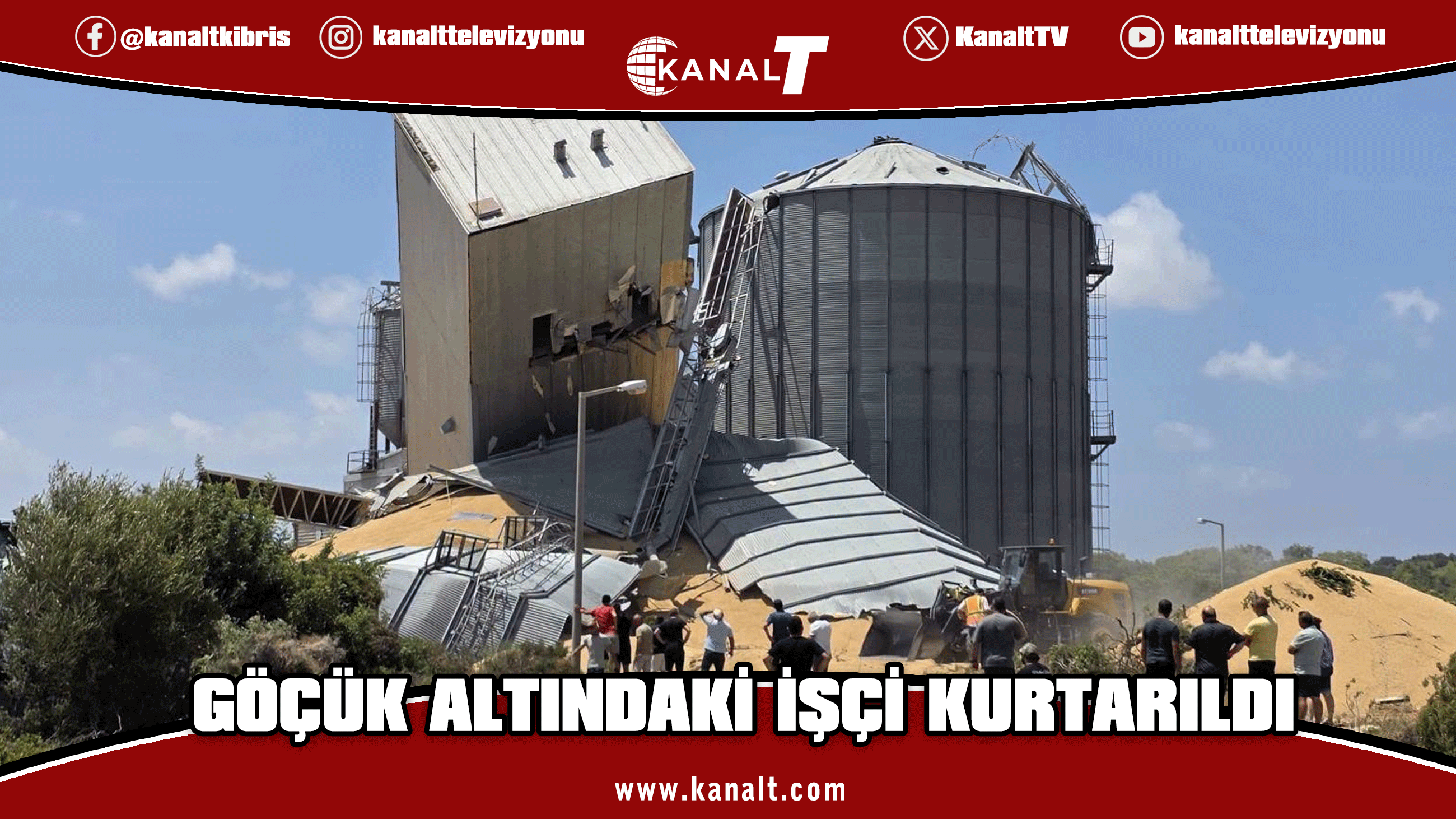 Kumyalı Arpaçay Silosu’nda patlama: Göçük altında kalan işçi kurtarıldı!