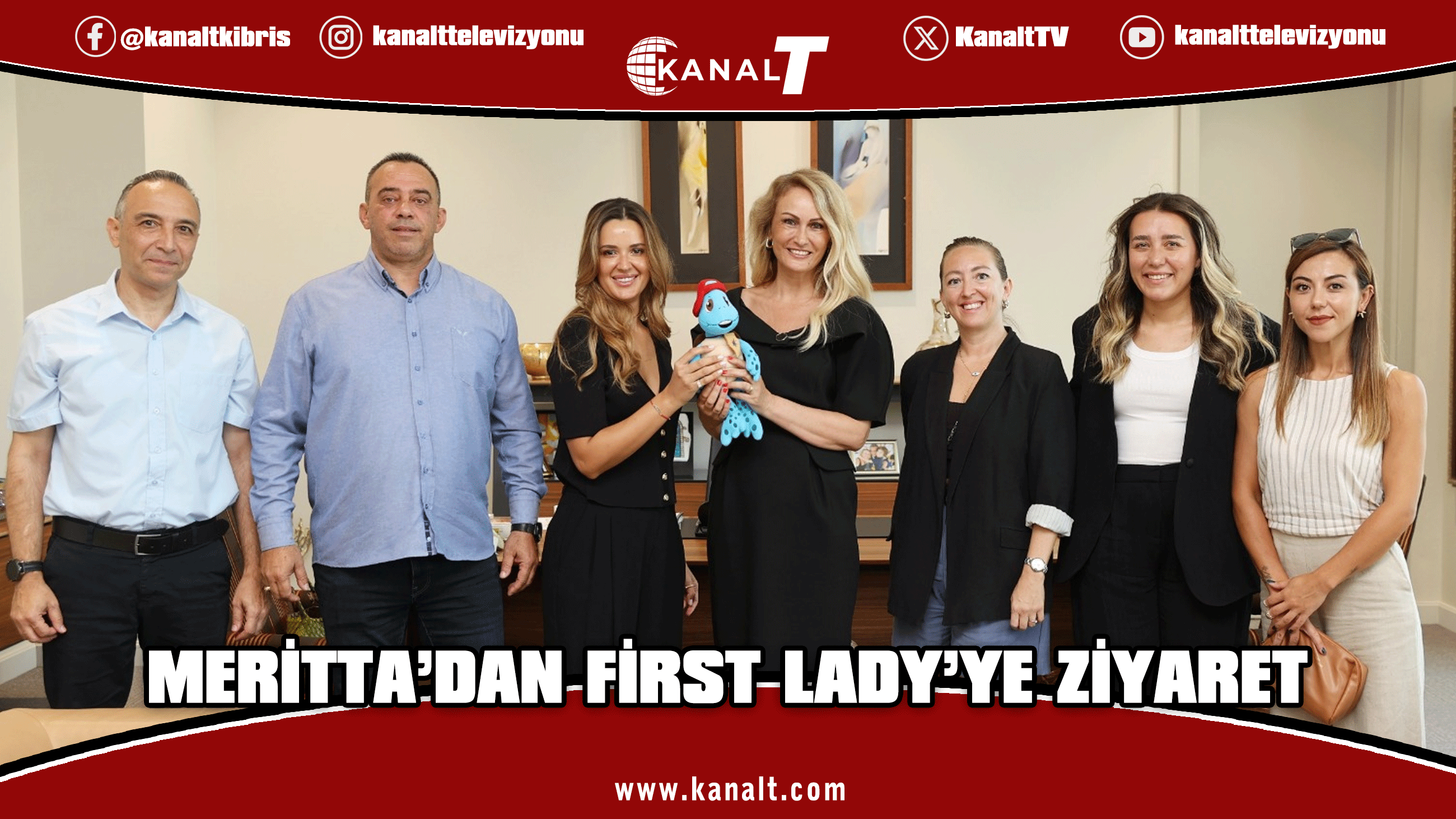 Meritta heyeti, Nilden Bektaş Erhürman’ı ziyaret etti
