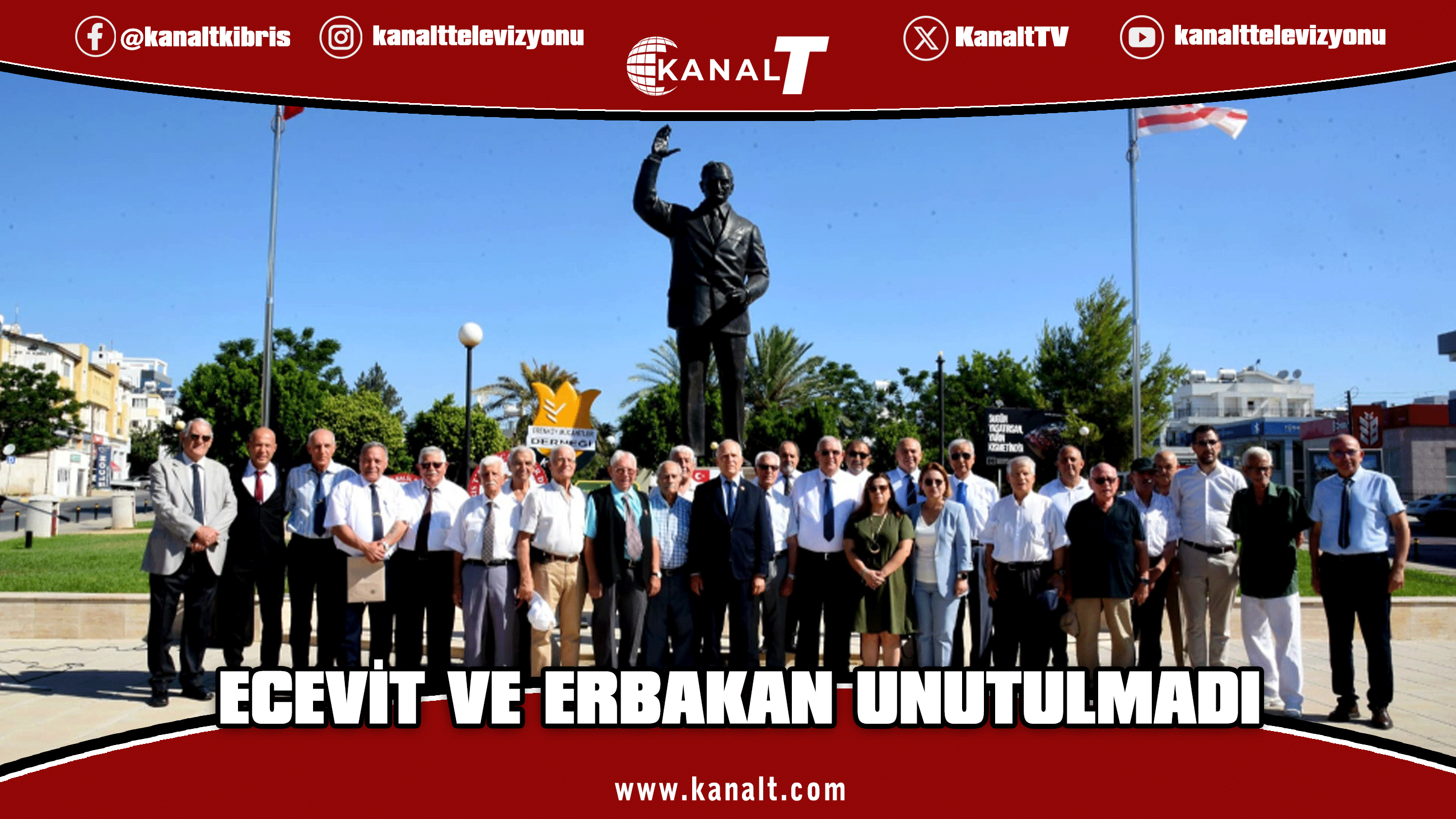 Kıbrıs Barış Harekatı’nın 52’nci yıl dönümünde Ecevit ve Erbakan anıldı