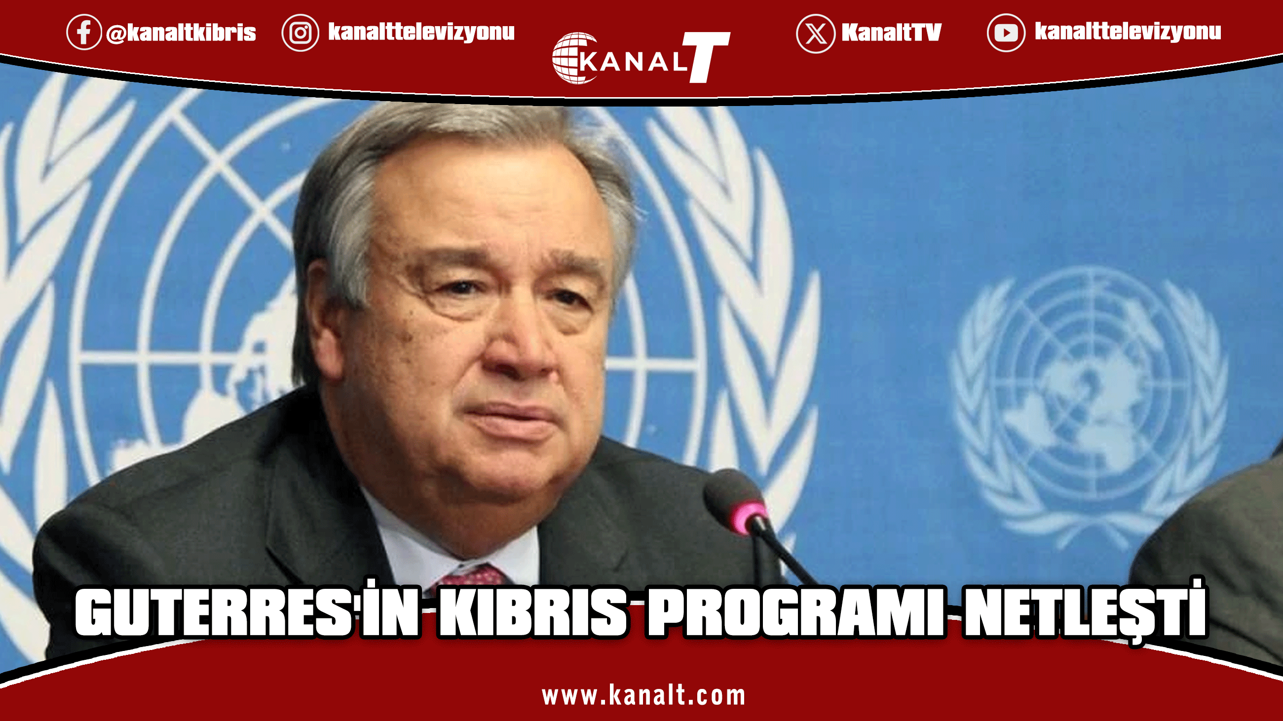 Guterres liderlerle ayrı ve ortak görüşmeler yapacak