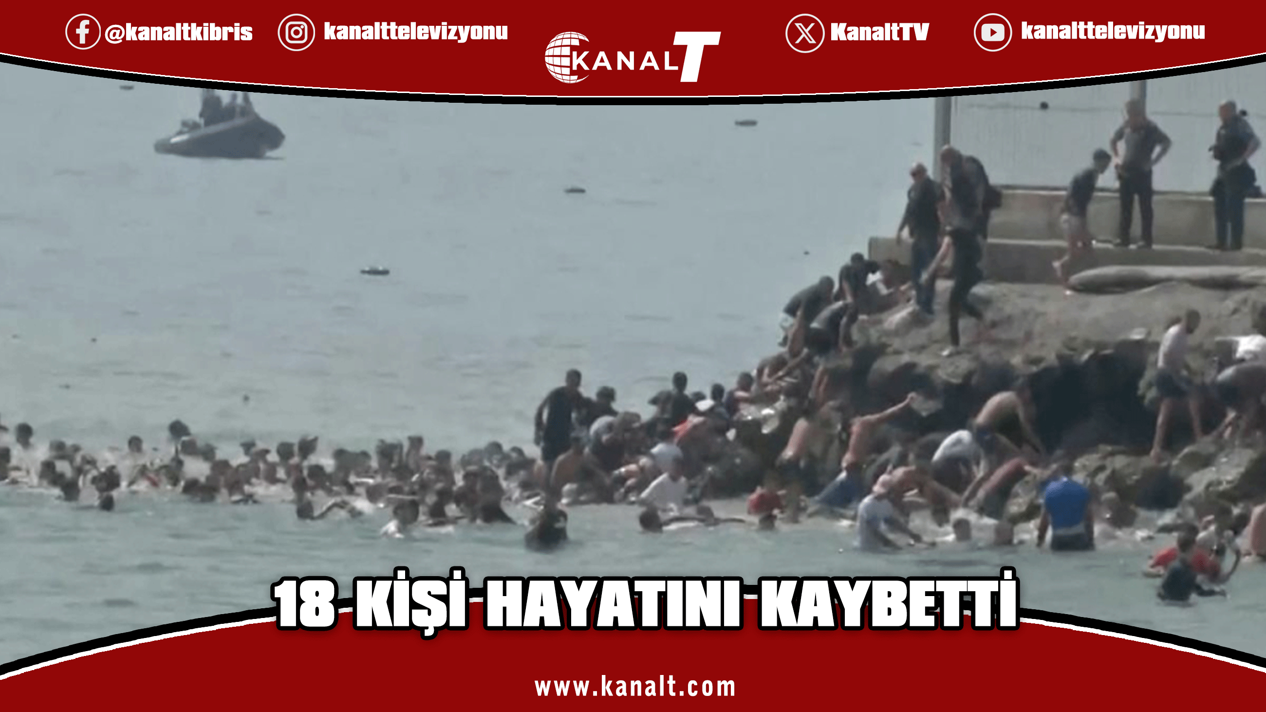 Fas’tan İspanya’ya düzensiz göç girişiminde 18 kişi hayatını kaybetti