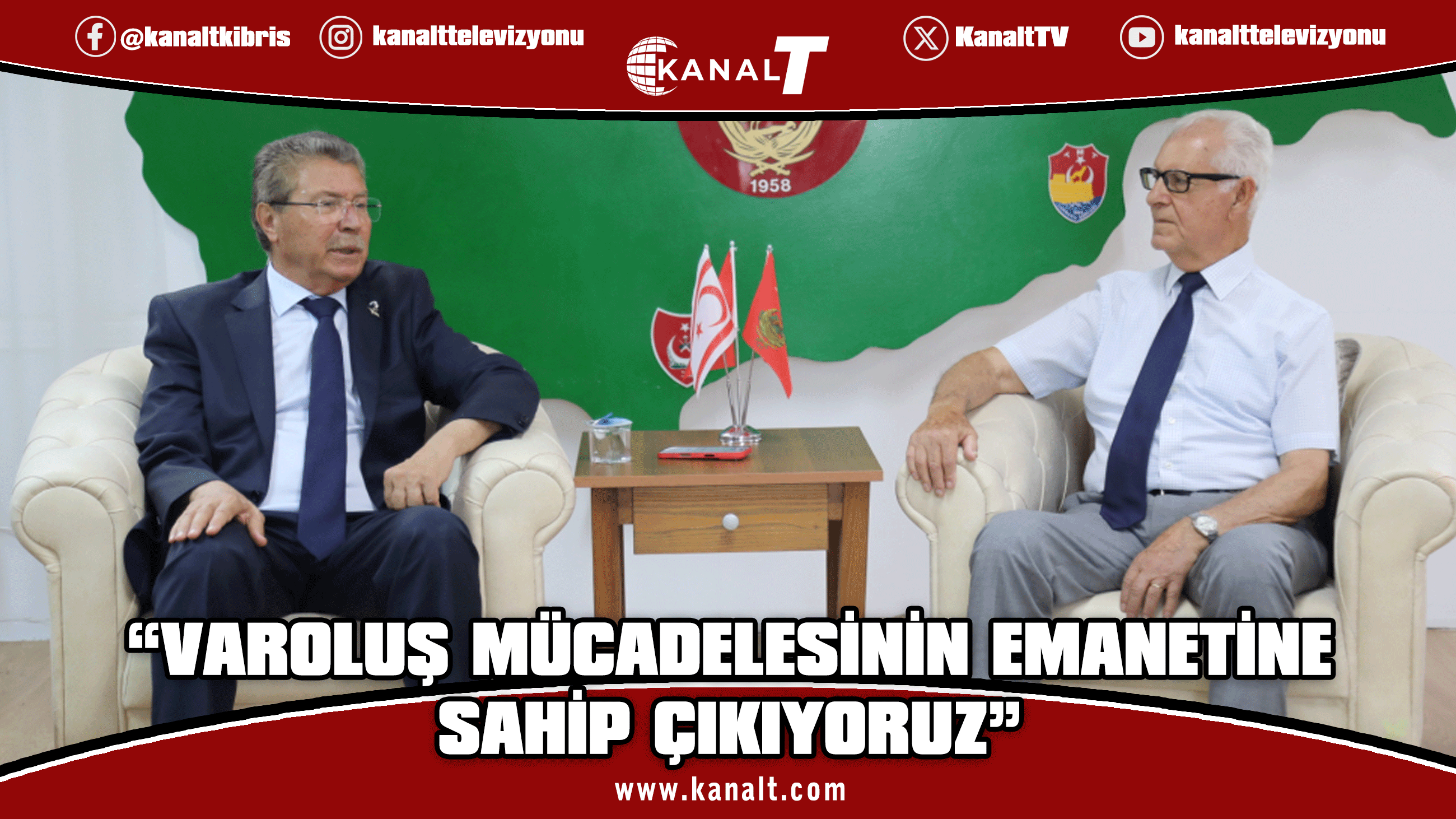 Başbakan Üstel, TMT Mücahitler Derneği’ni ziyaret etti