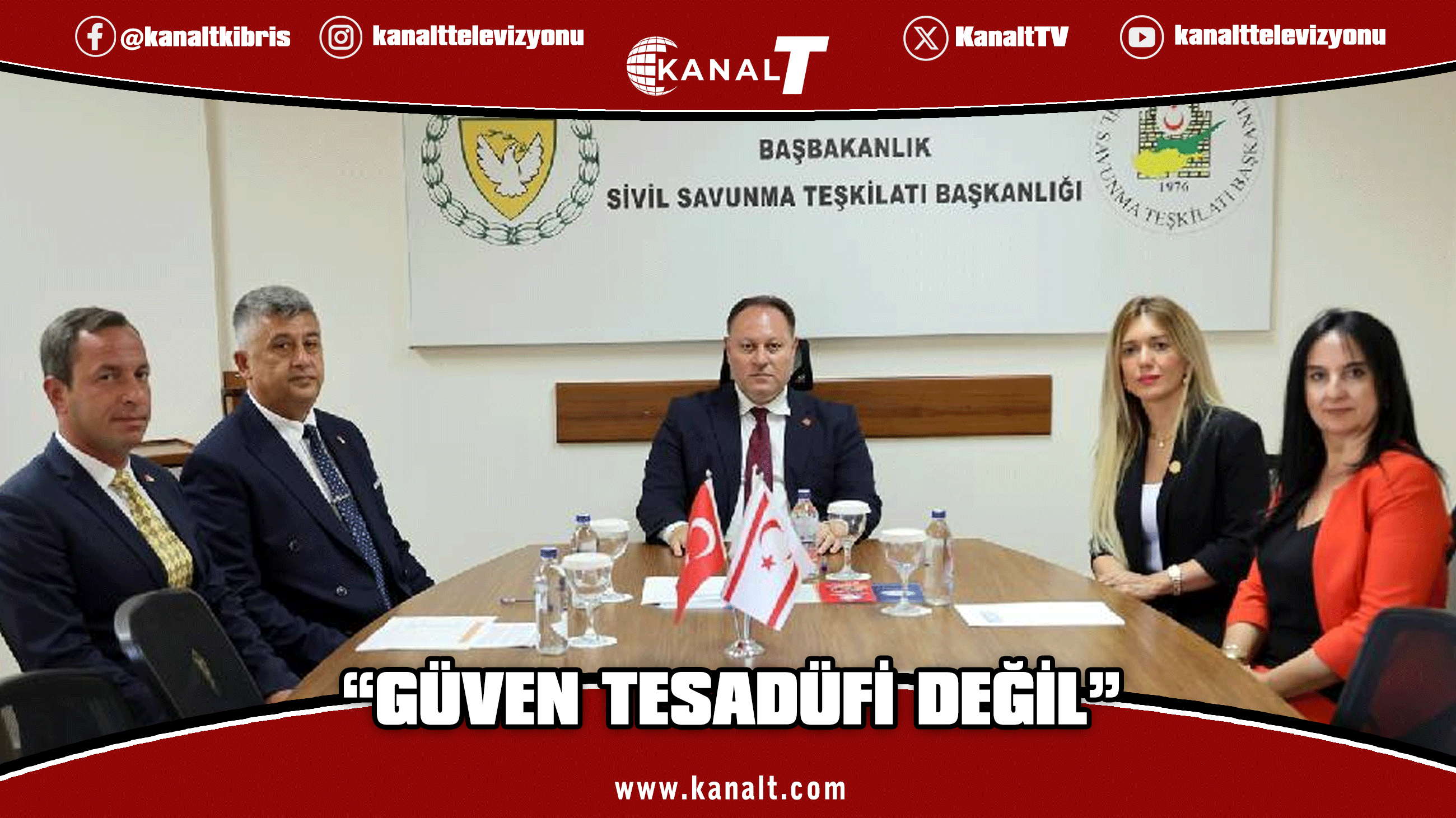 Öztürkler: Kıbrıs Türk halkının Sivil Savunma Teşkilatı’na güveni tesadüfi değildir