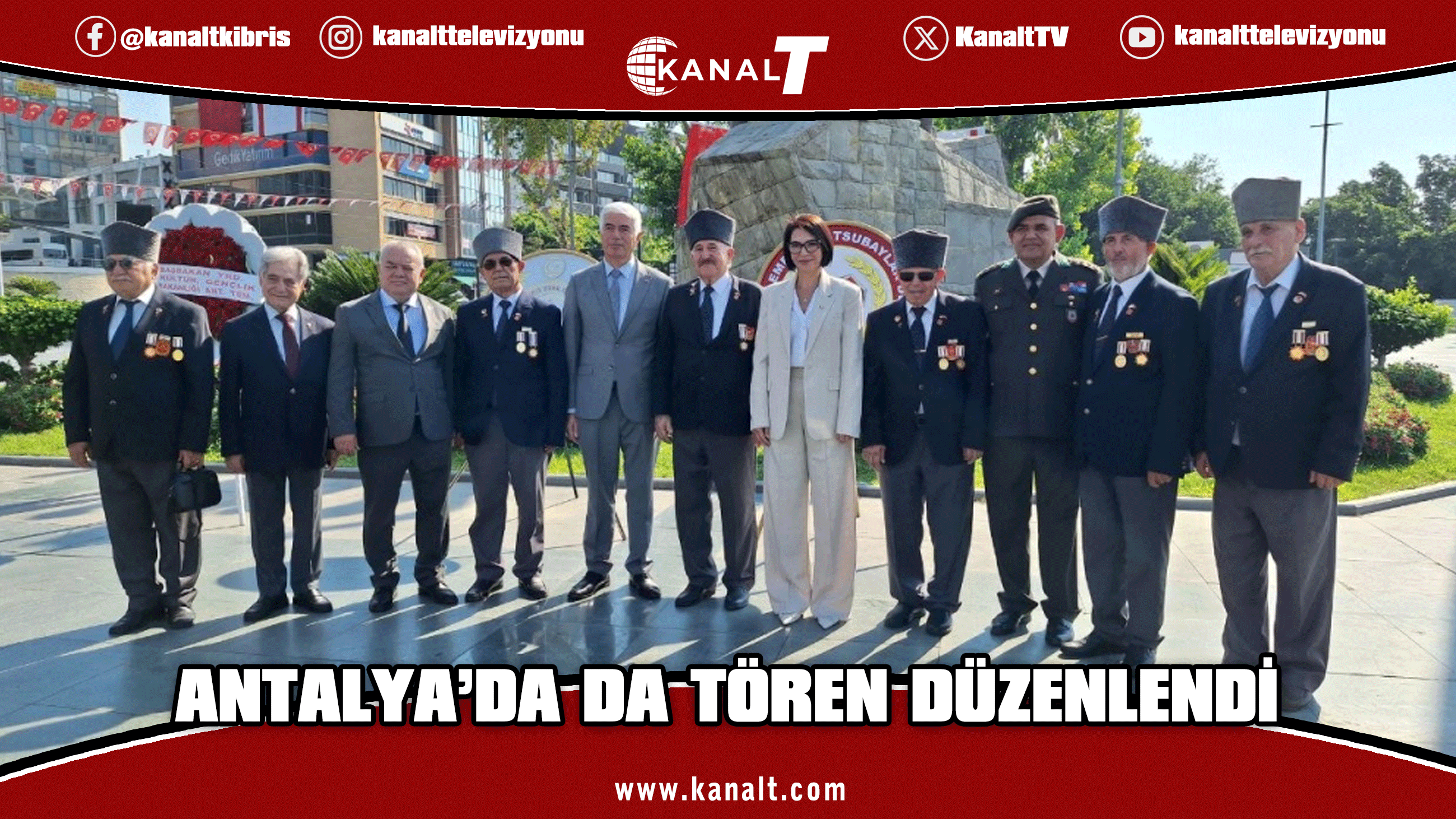 KKTC’nin Barış ve Özgürlük Bayramı Antalya’da törenle kutlandı