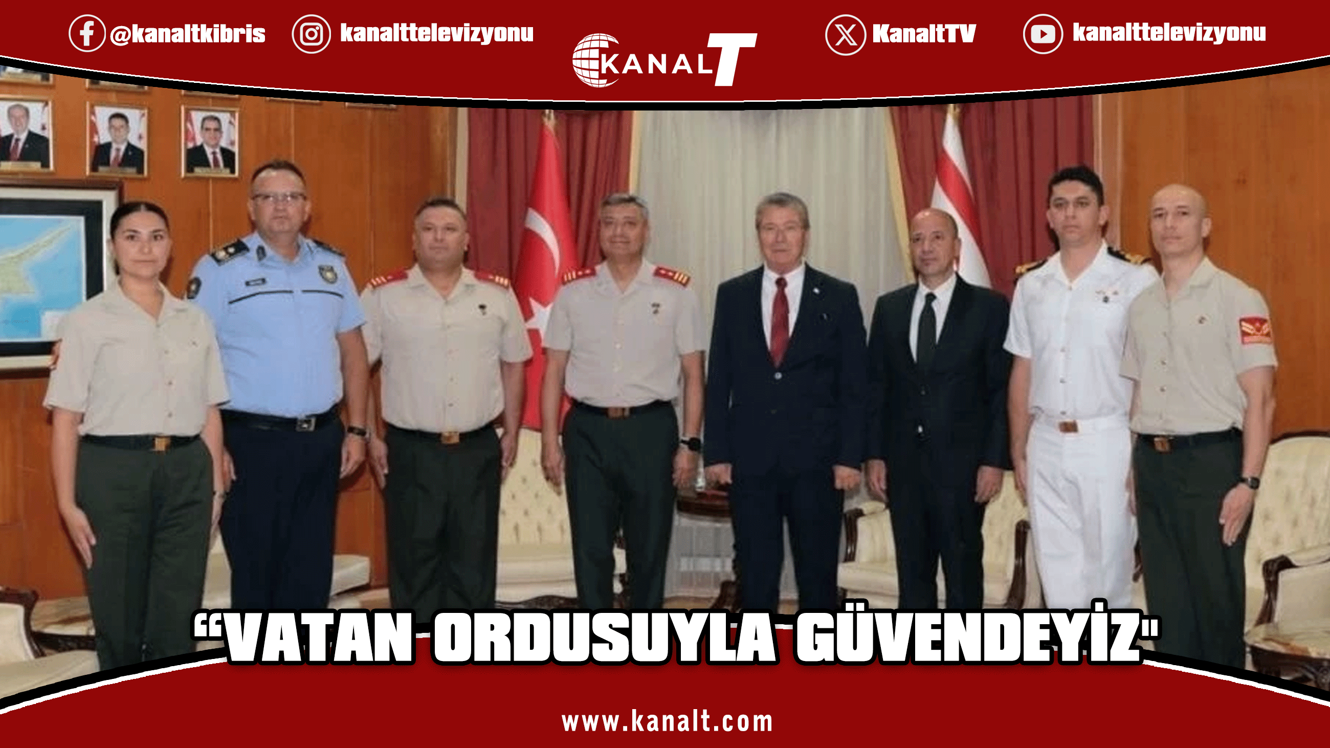 Ünal Üstel, Tümgeneral İlker Görgülü beraberindeki GKK heyetini kabul etti