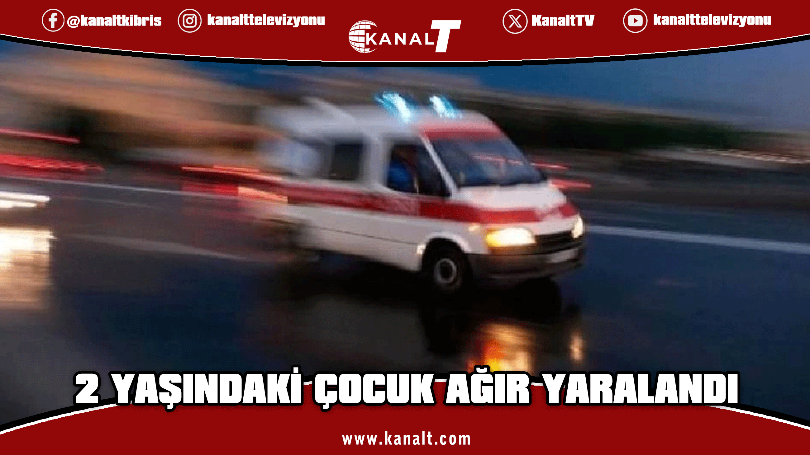Gazimağusa’da 2 yaşındaki çocuk 7 metreden düşerek ağır yaralandı