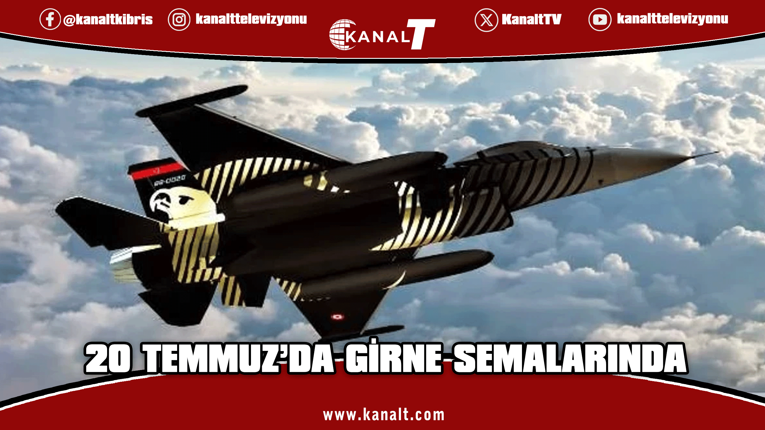 Solotürk 20 Temmuz'da Girne semalarında olacak
