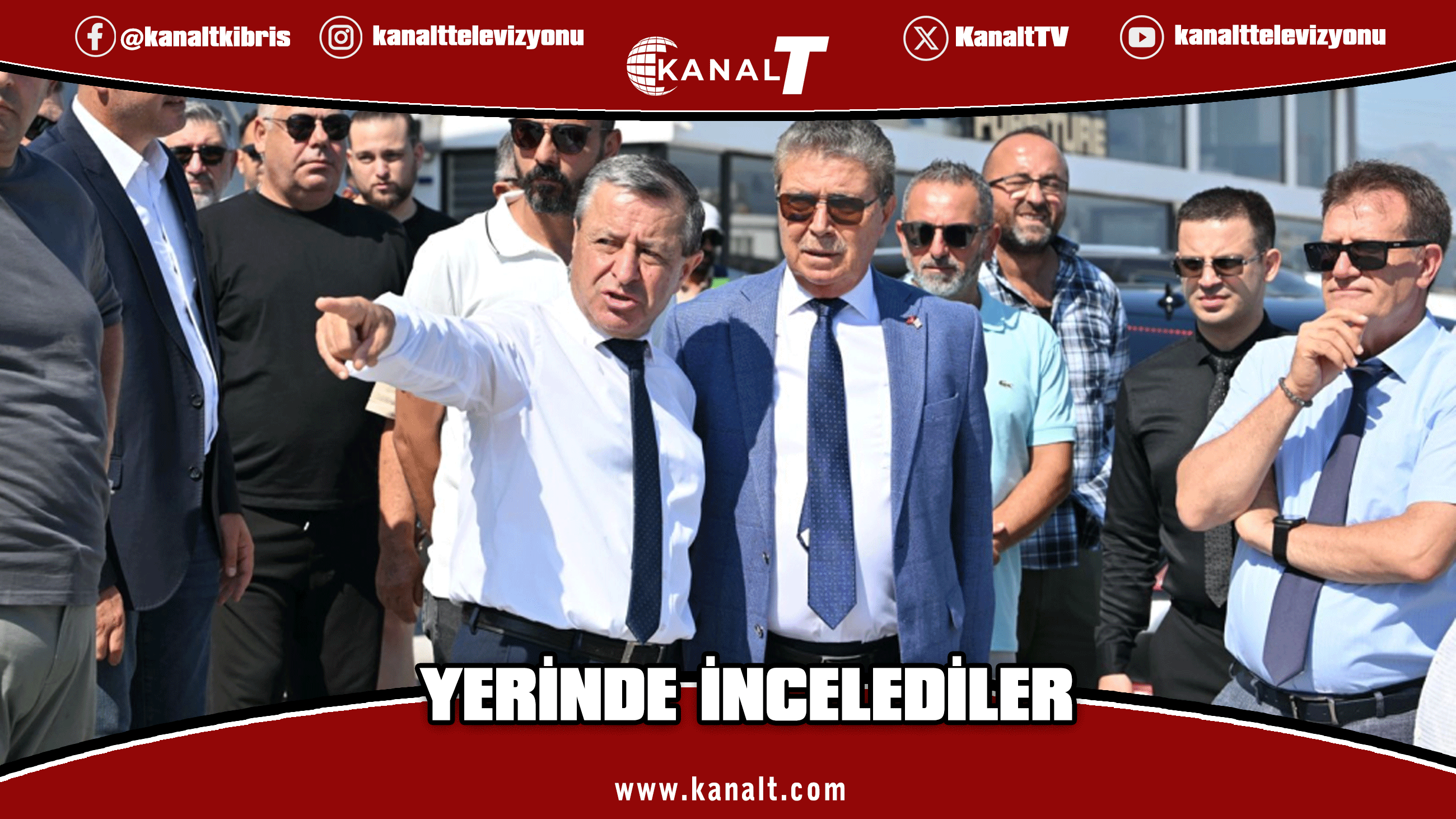 Üstel ve Arıklı, Girne-Çatalköy yolunda incelemelerde bulundu