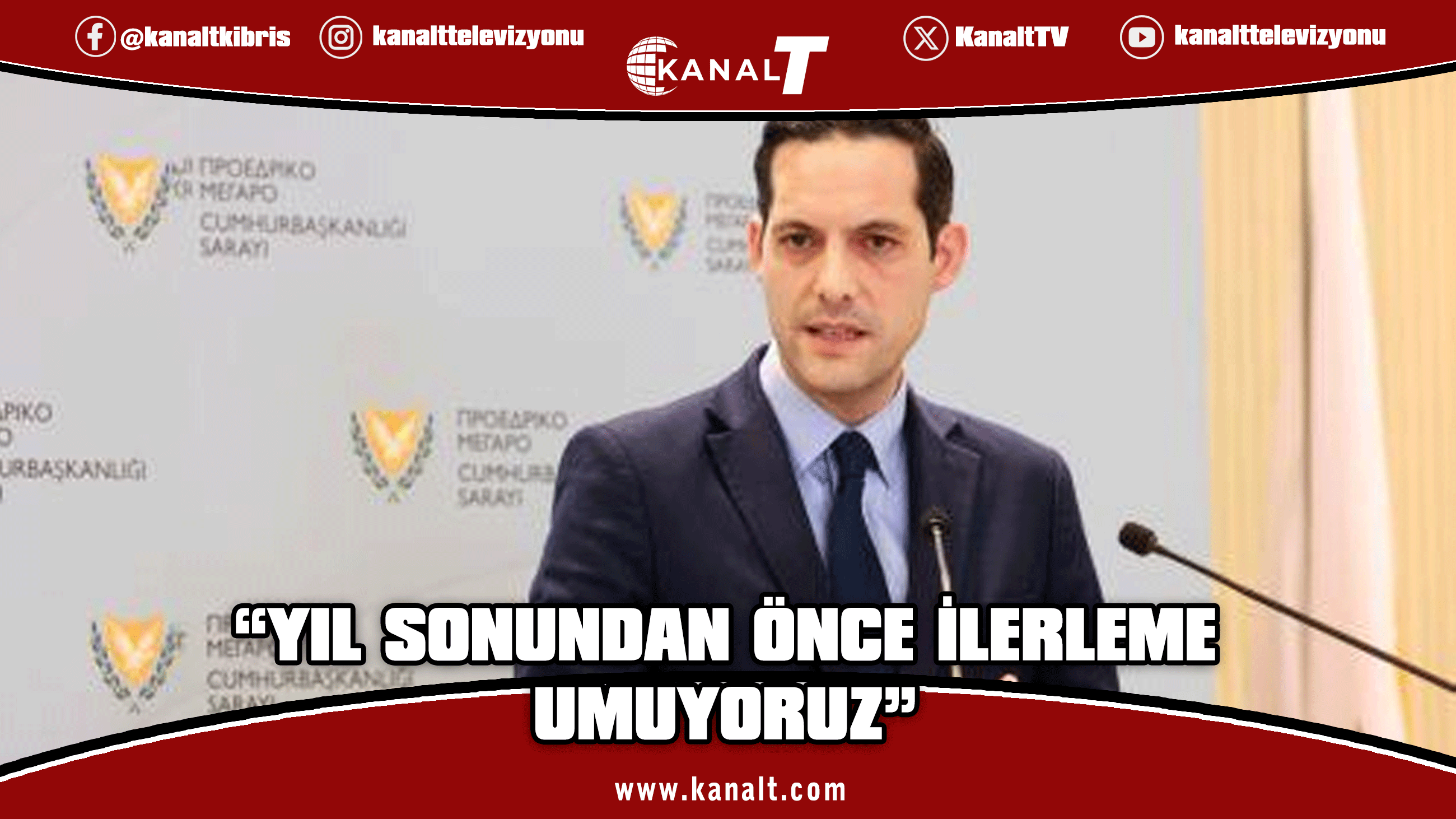Rum Sözcü: Yıl sonundan önce ilerleme umuyoruz, ancak müzakerelerin başlaması için koşullar henüz oluşmadı
