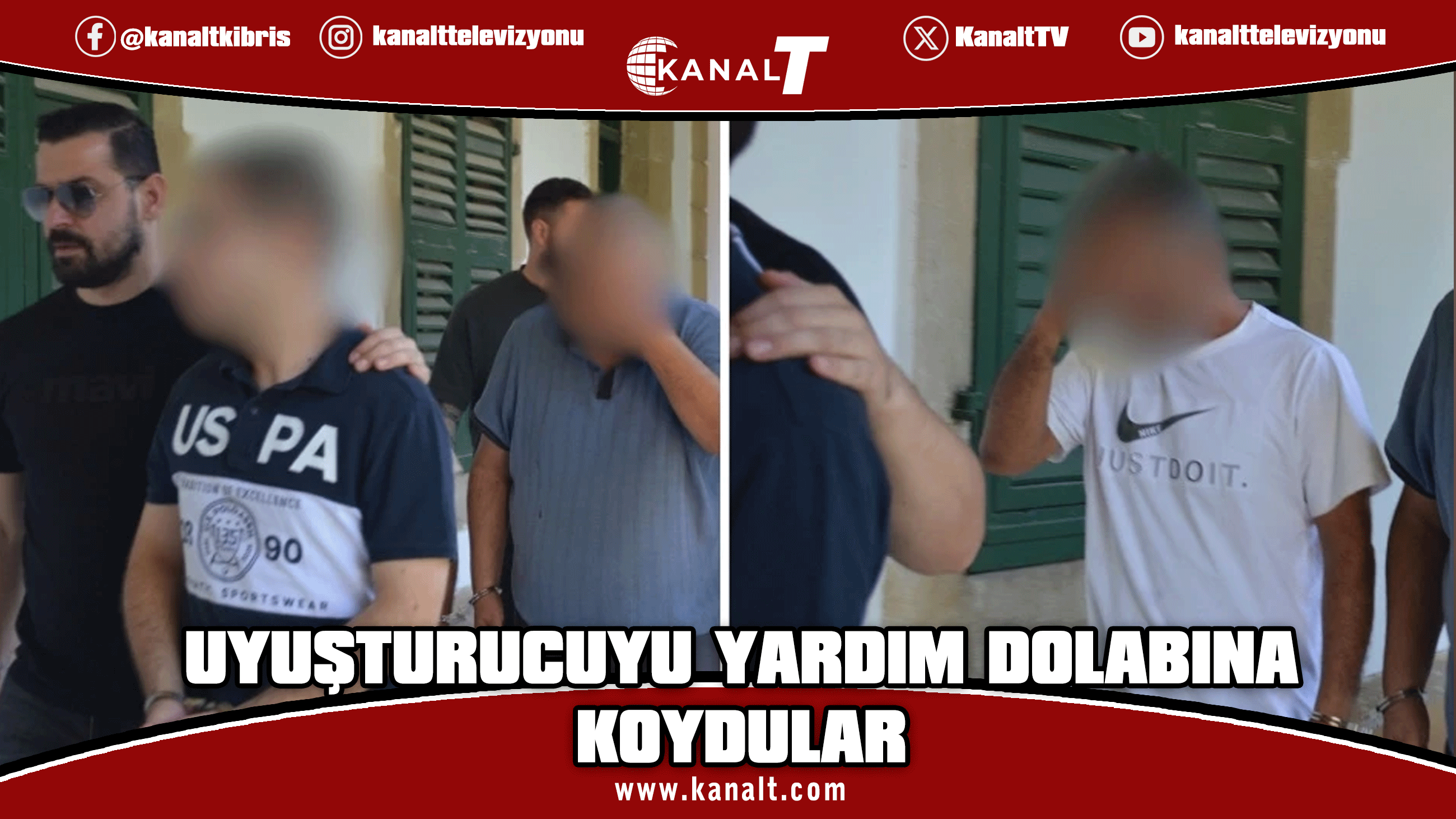 Yardım dolabına gizlenen uyuşturucuyu almaya gelmekle itham edilen üç zanlı tutuklandı