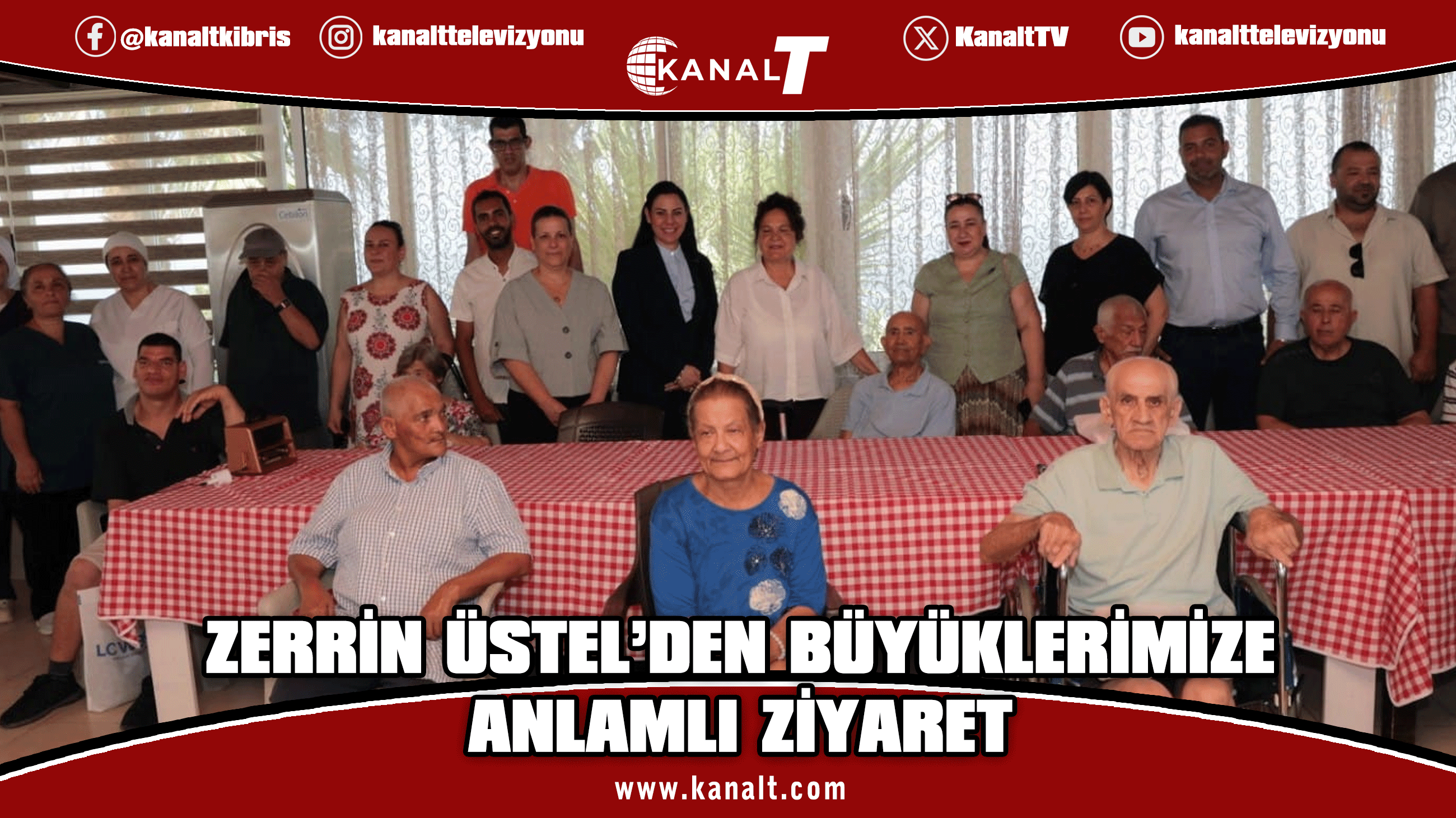 Zerrin Üstel, Lapta Huzurevi’ni ziyaret etti