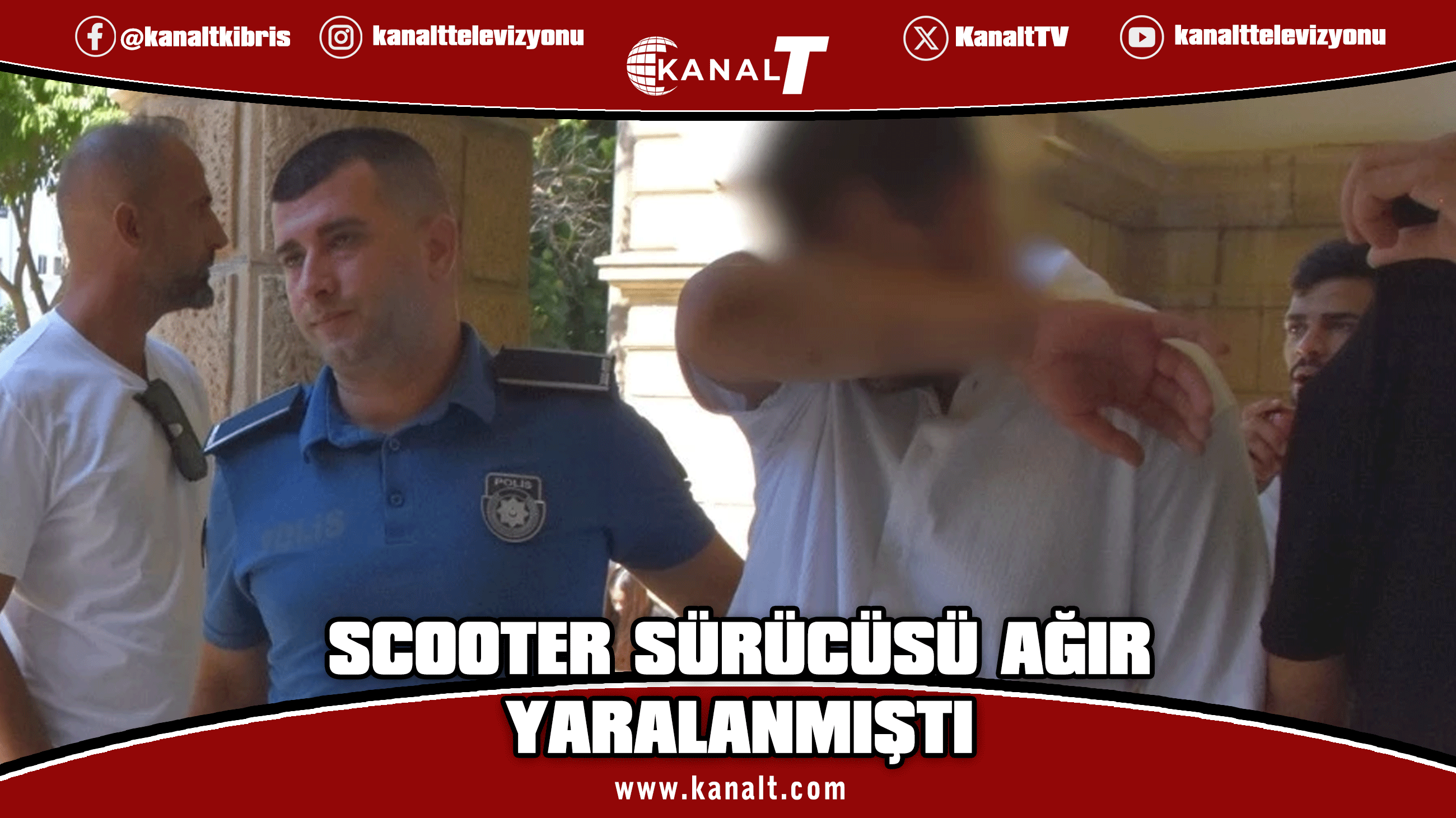 Lefkoşa-Güzelyurt Anayolu’ndaki scooterlı kazada zanlıya 1 gün ek tutukluluk